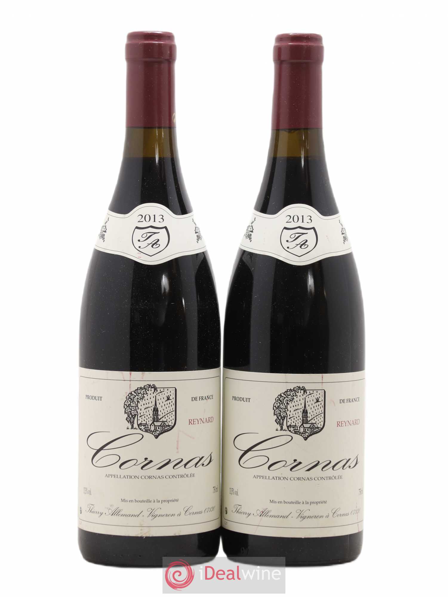 Cornas Reynard Thierry Allemand 2013 - Lot de 2 bouteilles - 0