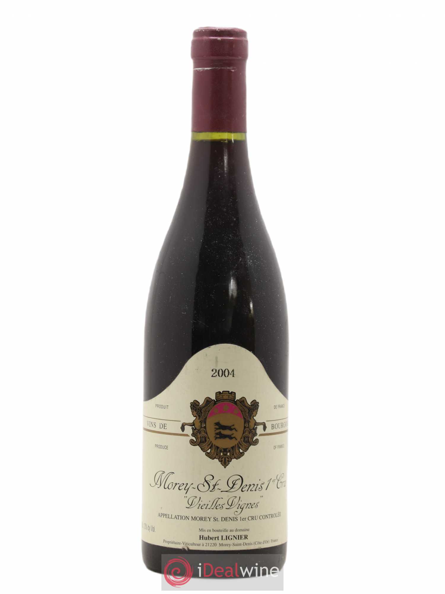 Morey-Saint-Denis 1er Cru Vieilles Vignes Hubert Lignier (Domaine) Vieilles Vignes 2004 - Lot de 1 bouteille - 0