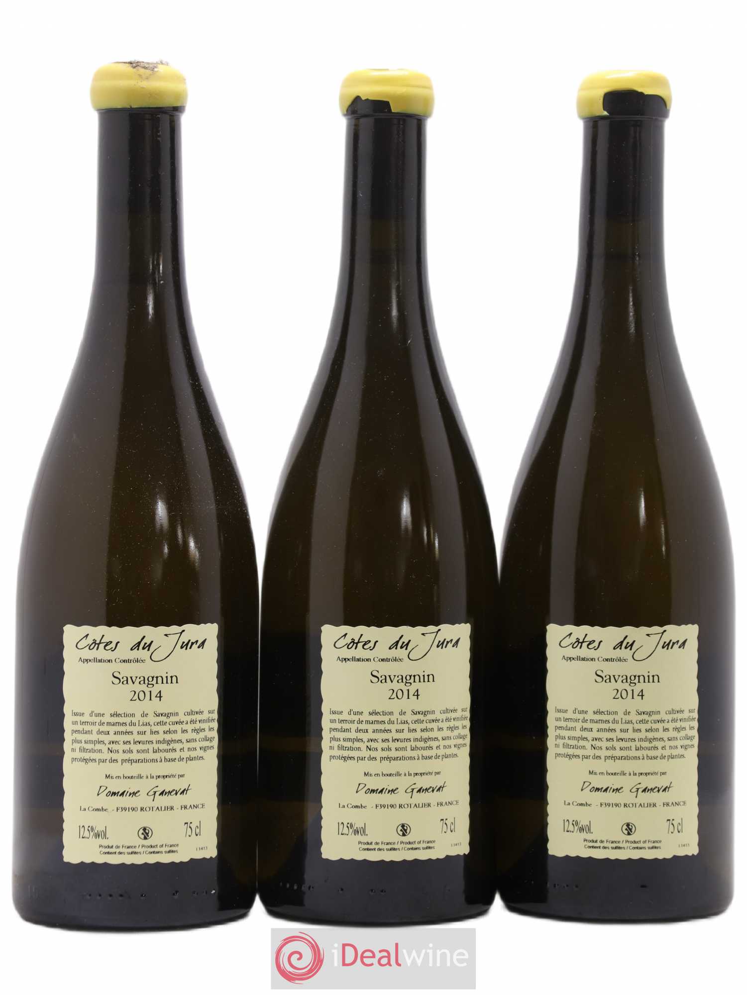 Côtes du Jura Sous la Roche Jean-François Ganevat (Domaine) 2014 - Posten von 3 Flaschen - 1