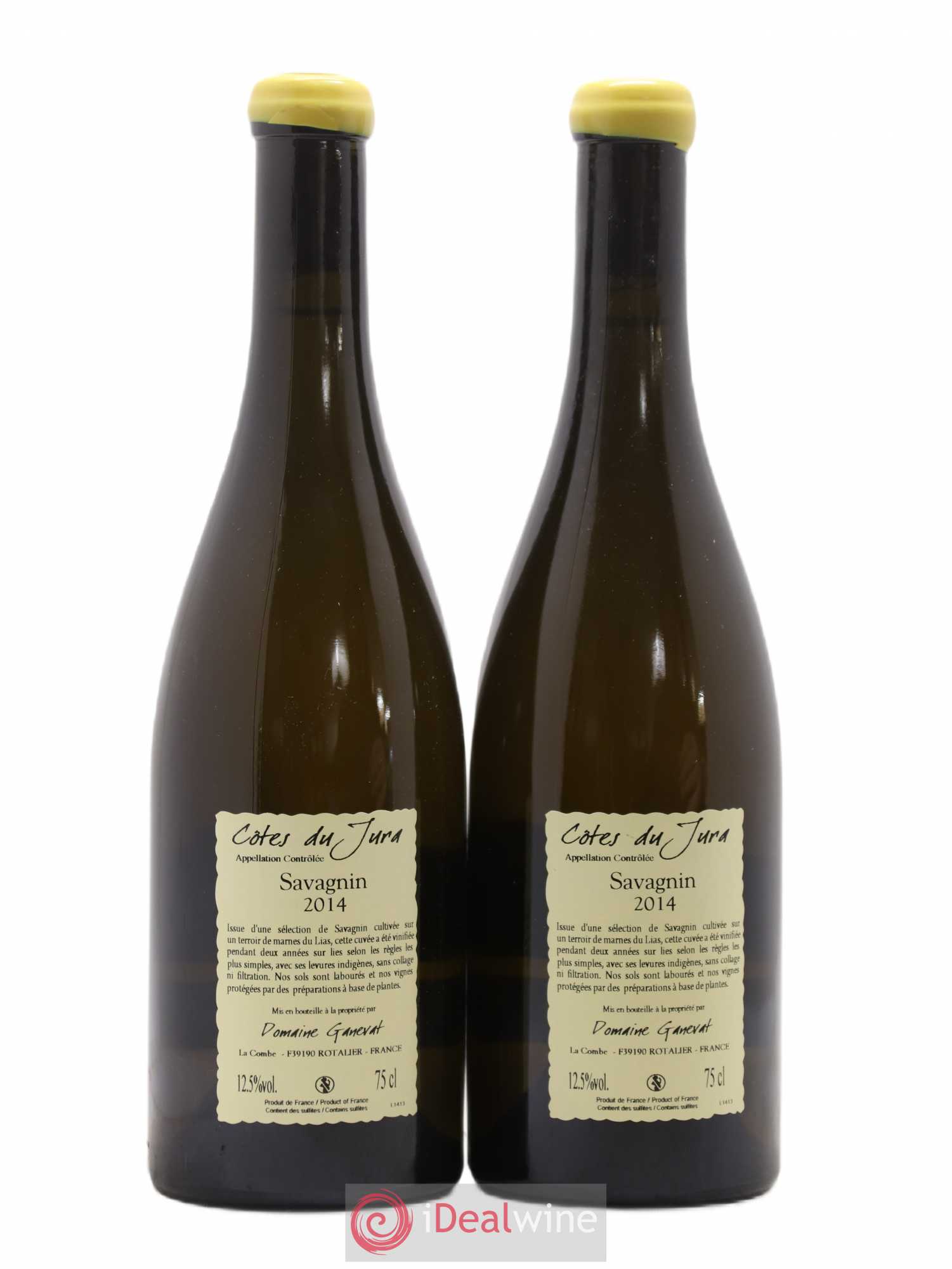 Côtes du Jura Sous la Roche Jean-François Ganevat (Domaine) 2014 - Lot de 2 bouteilles - 1