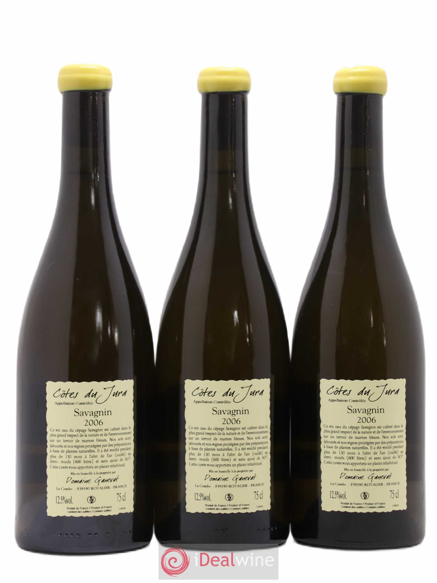 Côtes du Jura Les Vignes de mon Père Jean-François Ganevat (Domaine) 2006 - Lot de 3 bouteilles - 1