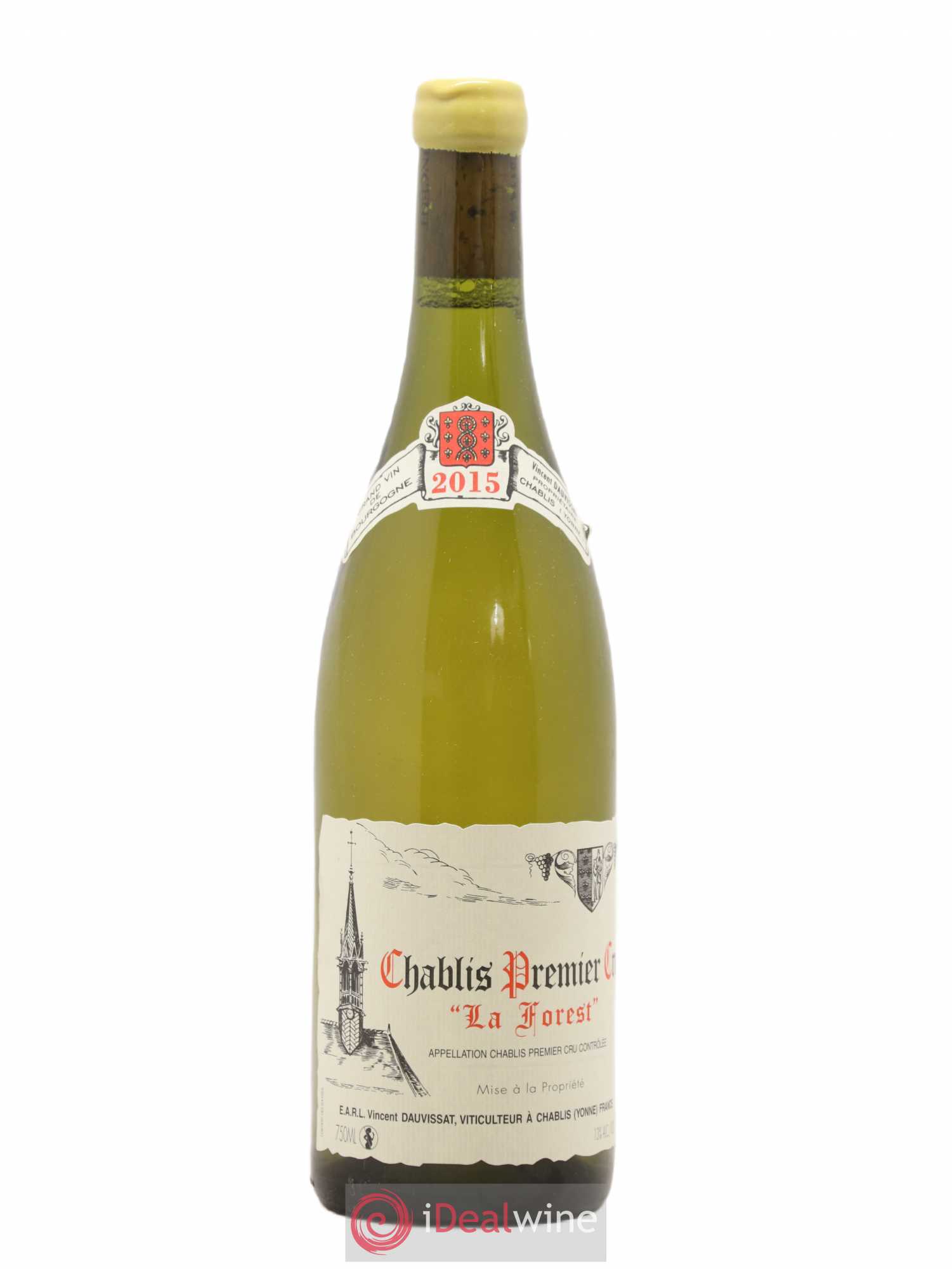 Chablis 1er Cru La Forest Vincent Dauvissat (Domaine) 2015 - Lot de 1 bouteille - 0