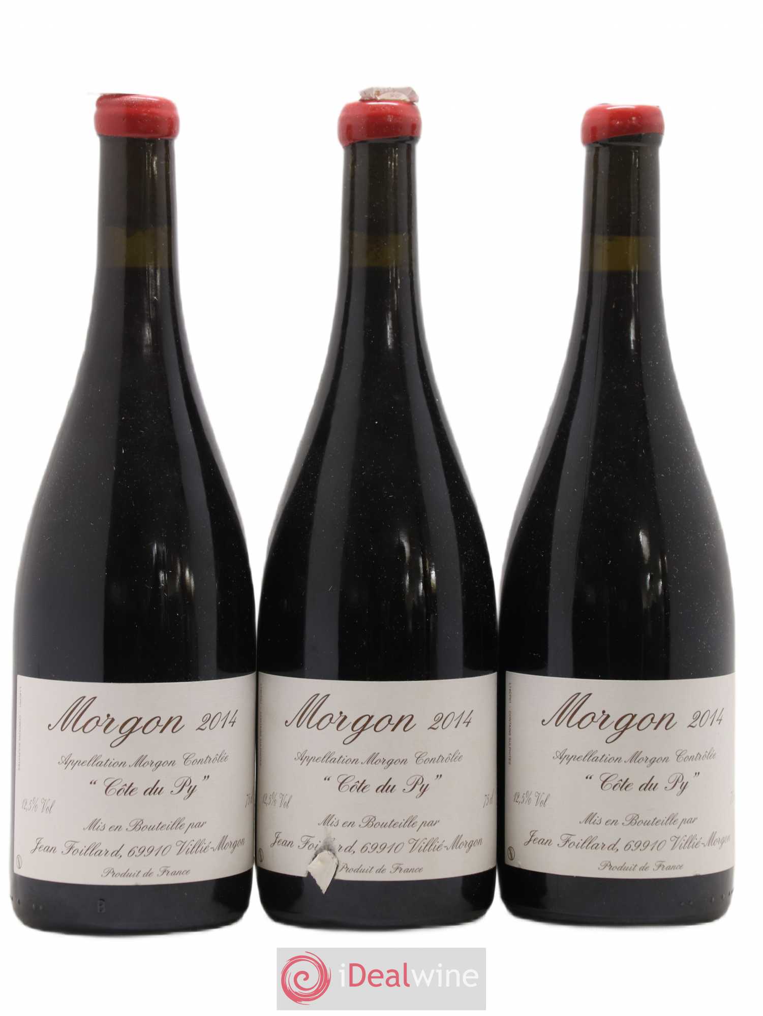Morgon Côte du Py Jean Foillard 2014 - Lot de 3 bouteilles - 0