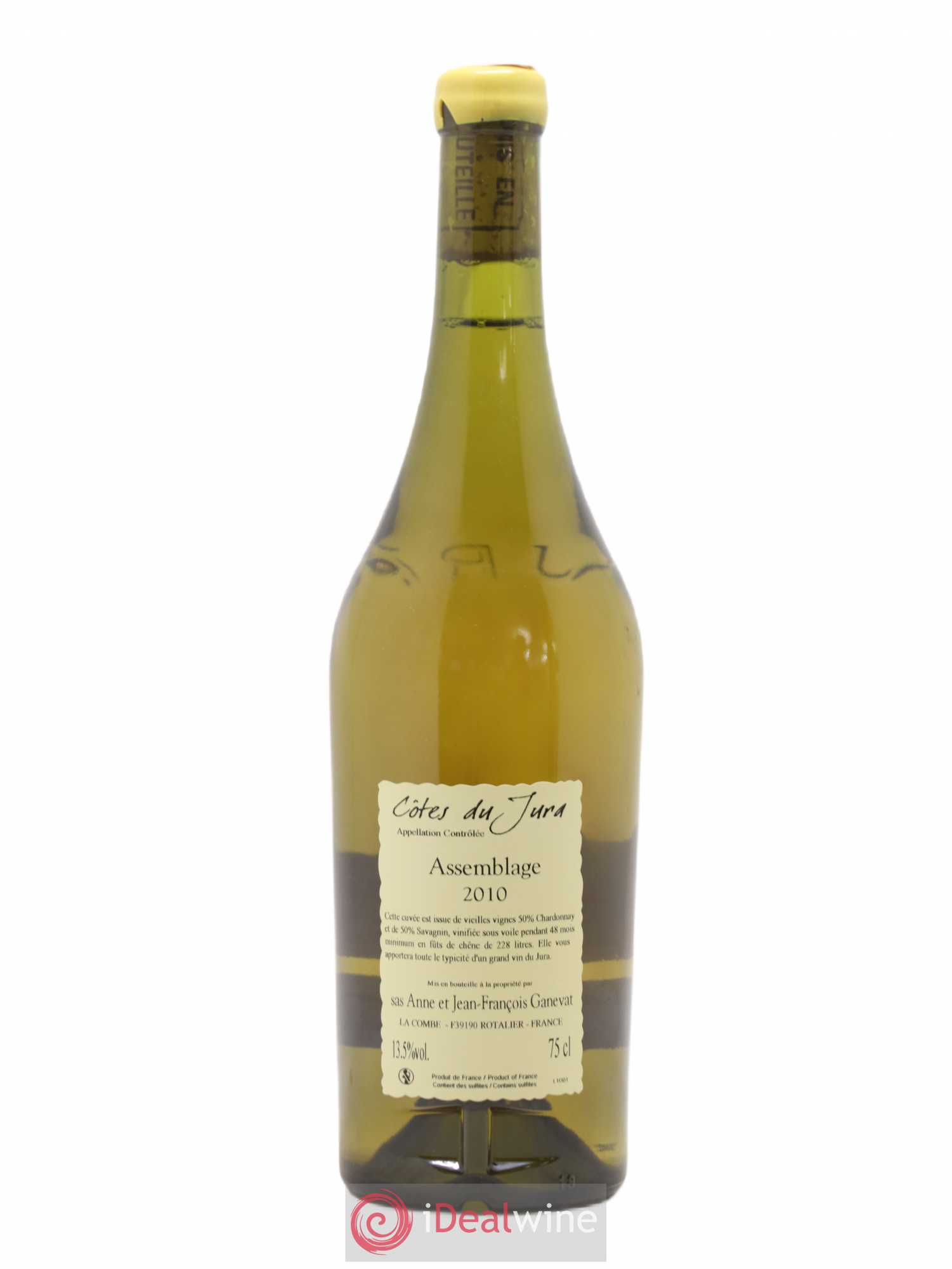Côtes du Jura Cuvée de Garde Jean-François Ganevat (Domaine) 2010 - Lot de 1 bouteille - 1