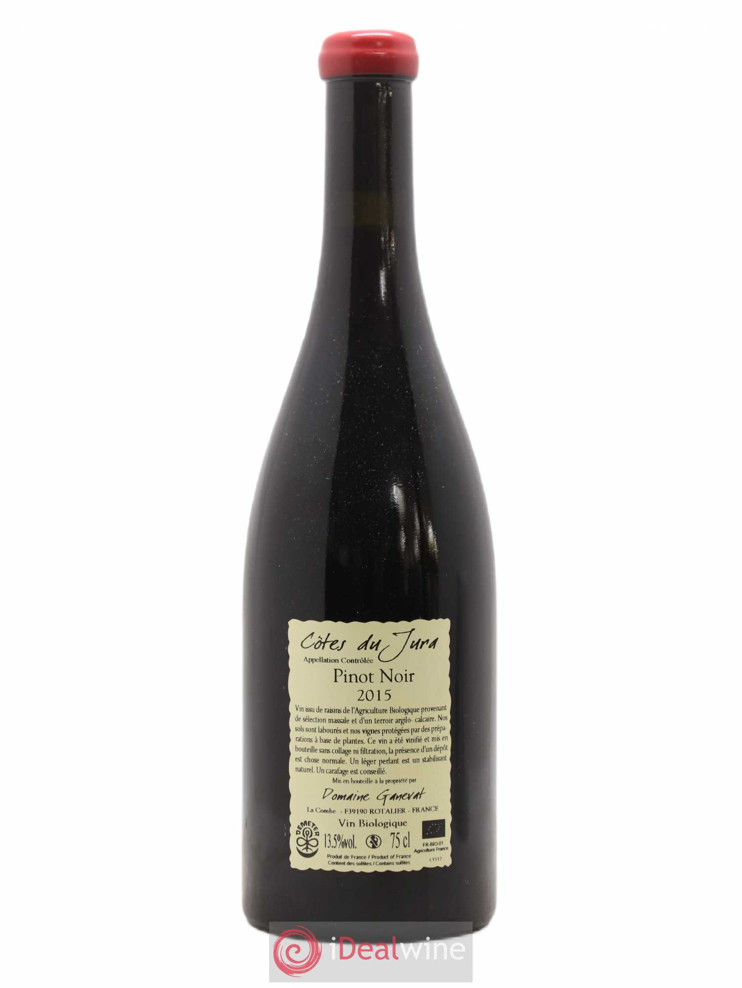 Côtes du Jura Cuvée Julien Jean-François Ganevat (Domaine) 2015 - Lot de 1 bouteille - 1