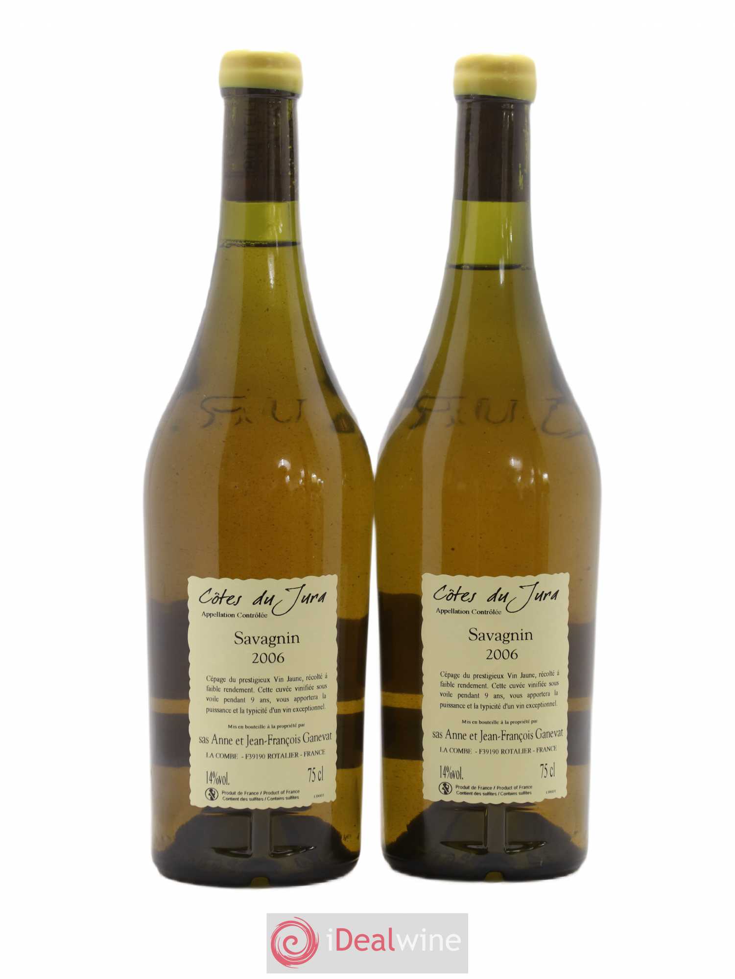 Côtes du Jura Cuvée Prestige Jean-François Ganevat (Domaine) 2006 - Lot de 2 bouteilles - 1