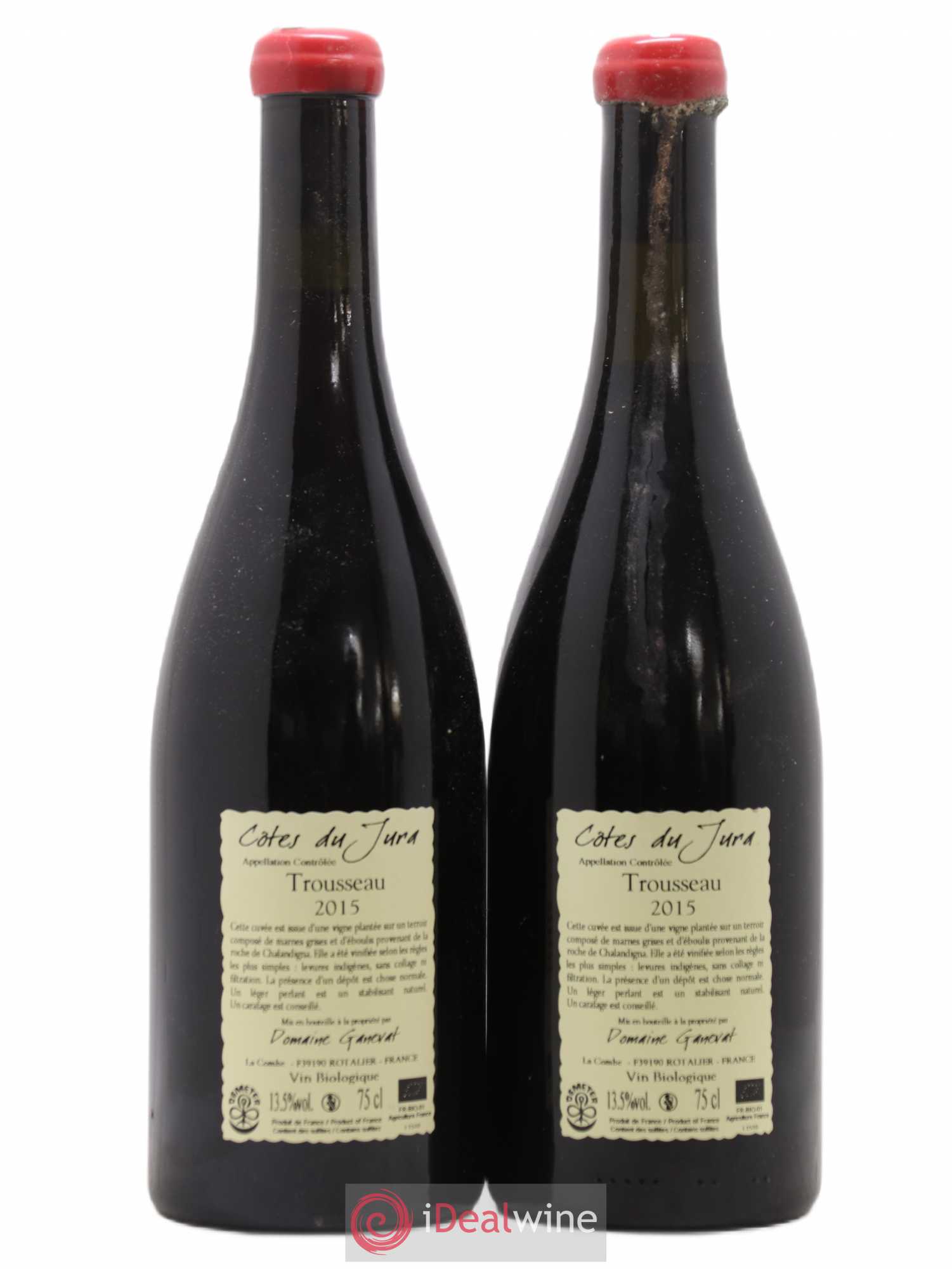 Côtes du Jura Plein Sud Jean-François Ganevat (Domaine) 2015 - Lot de 2 bouteilles - 1