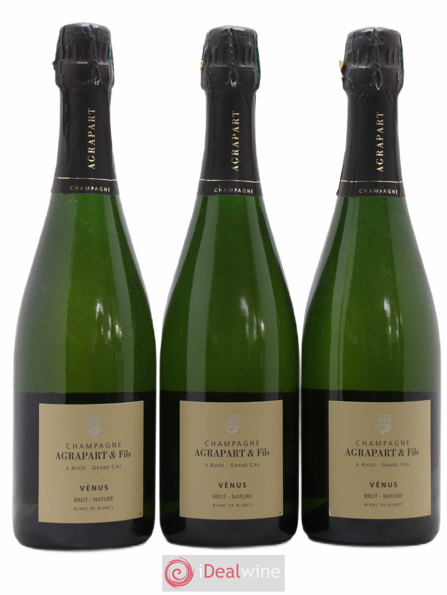 Vénus Blanc de Blancs Brut Nature Pascal Agrapart 2010 - Lot de 3 bouteilles - 0