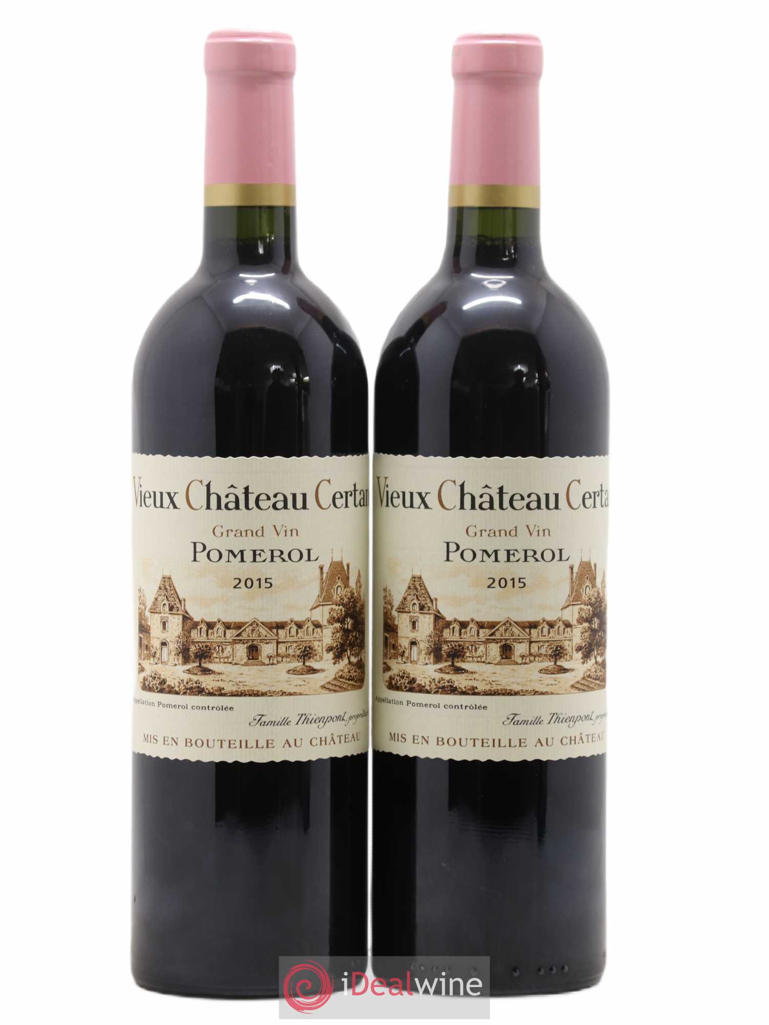 Vieux Château Certan 2015 - Lot de 2 bouteilles - 0