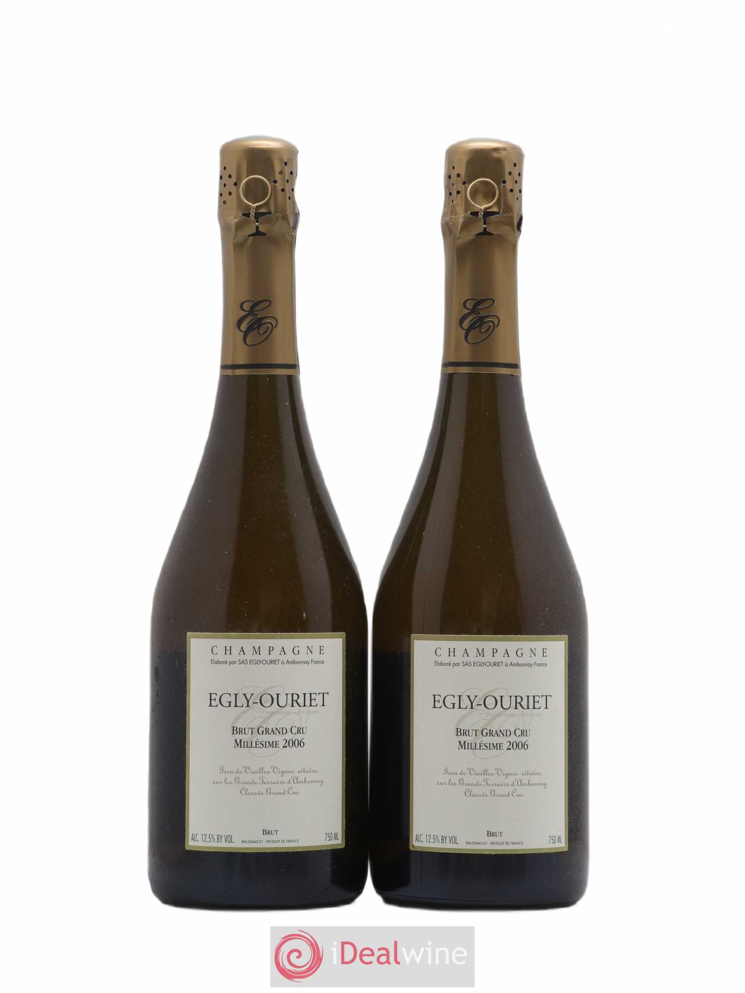 Ambonnay Vieilles Vignes Brut Millésimé Egly-Ouriet 2006 - Lot de 2 bouteilles - 0