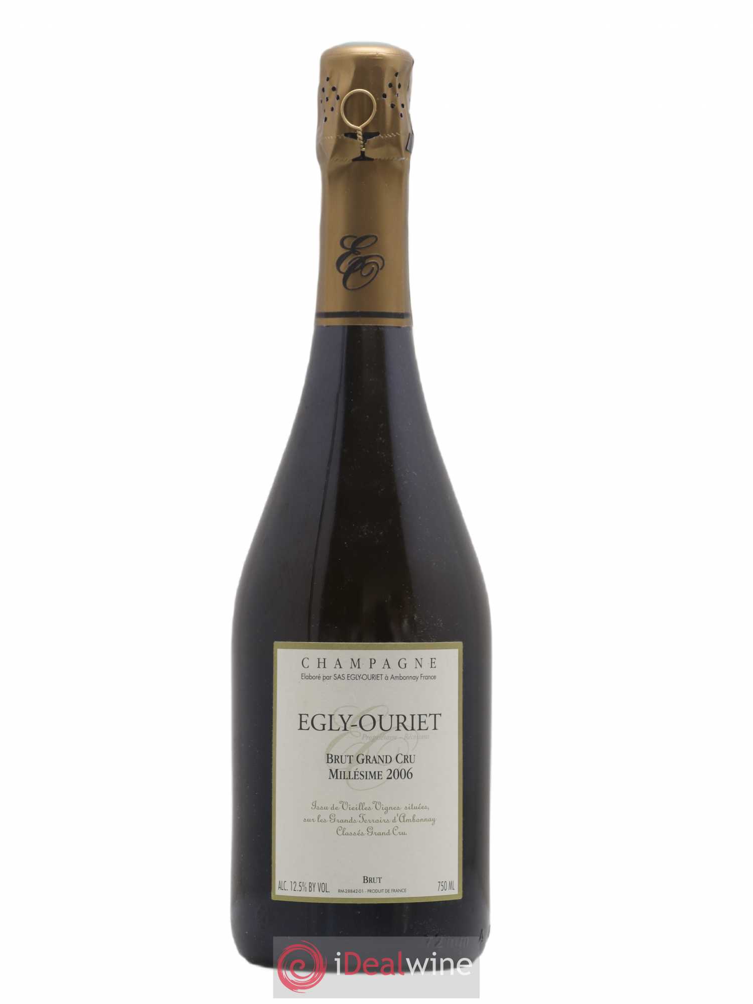 Ambonnay Vieilles Vignes Brut Millésimé Egly-Ouriet 2006 - Lot de 1 bouteille - 0