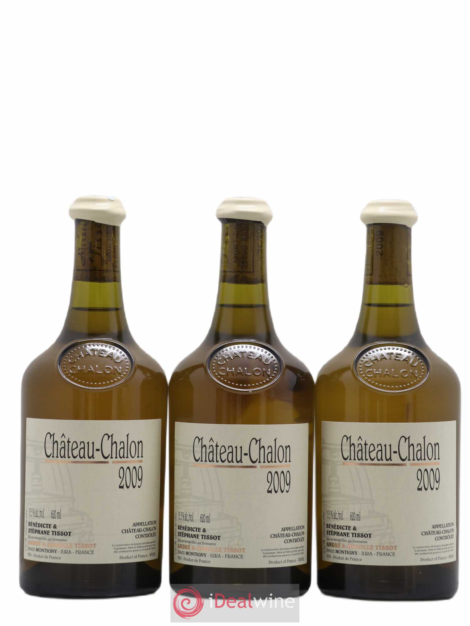Château-Chalon Bénédicte et Stéphane Tissot Puffeney 2009 - Lot de 3 bouteilles - 0