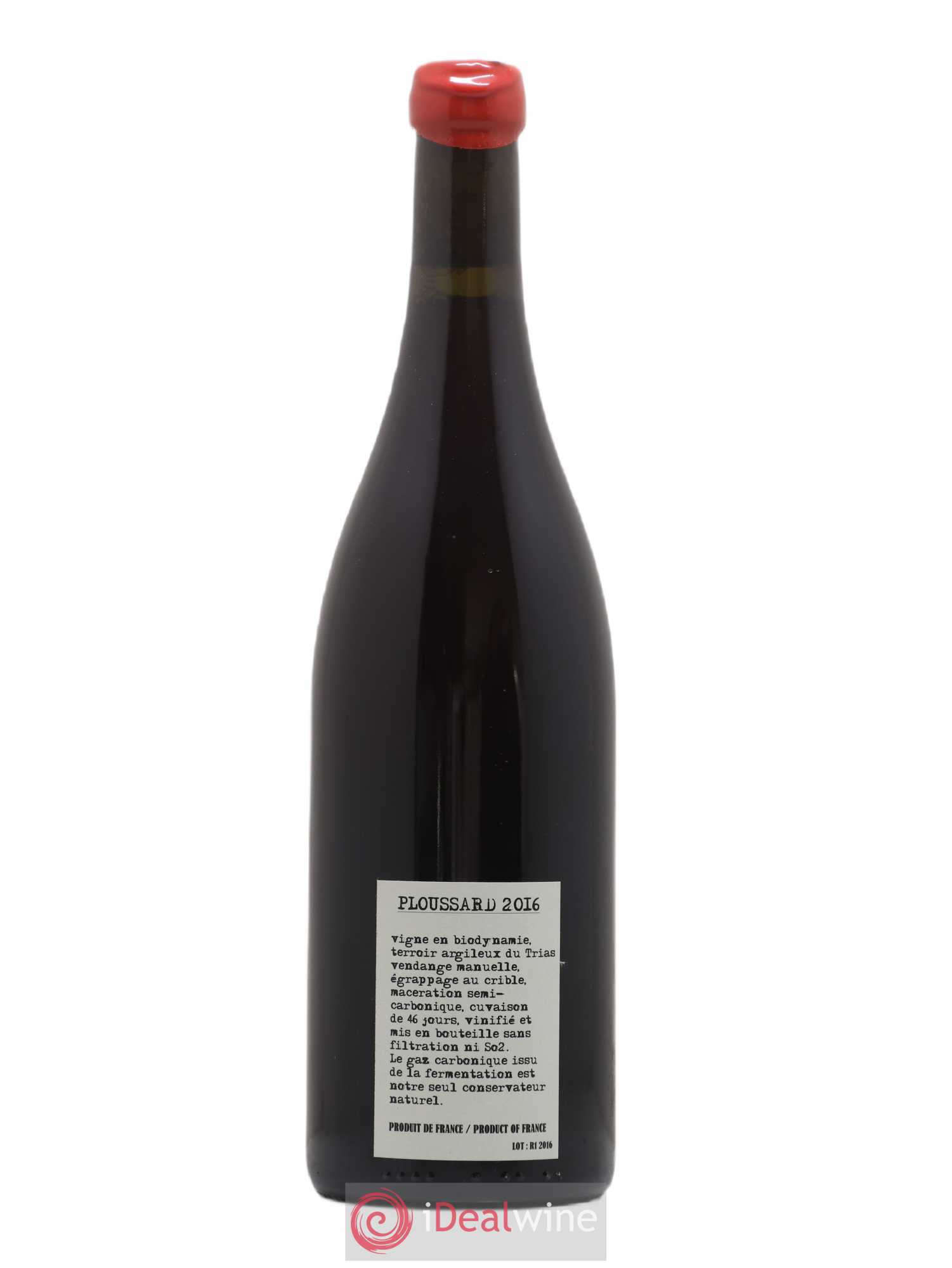 Arbois Ploussard Adeline Houillon & Renaud Bruyère 2016 - Lot de 1 bouteille - 1