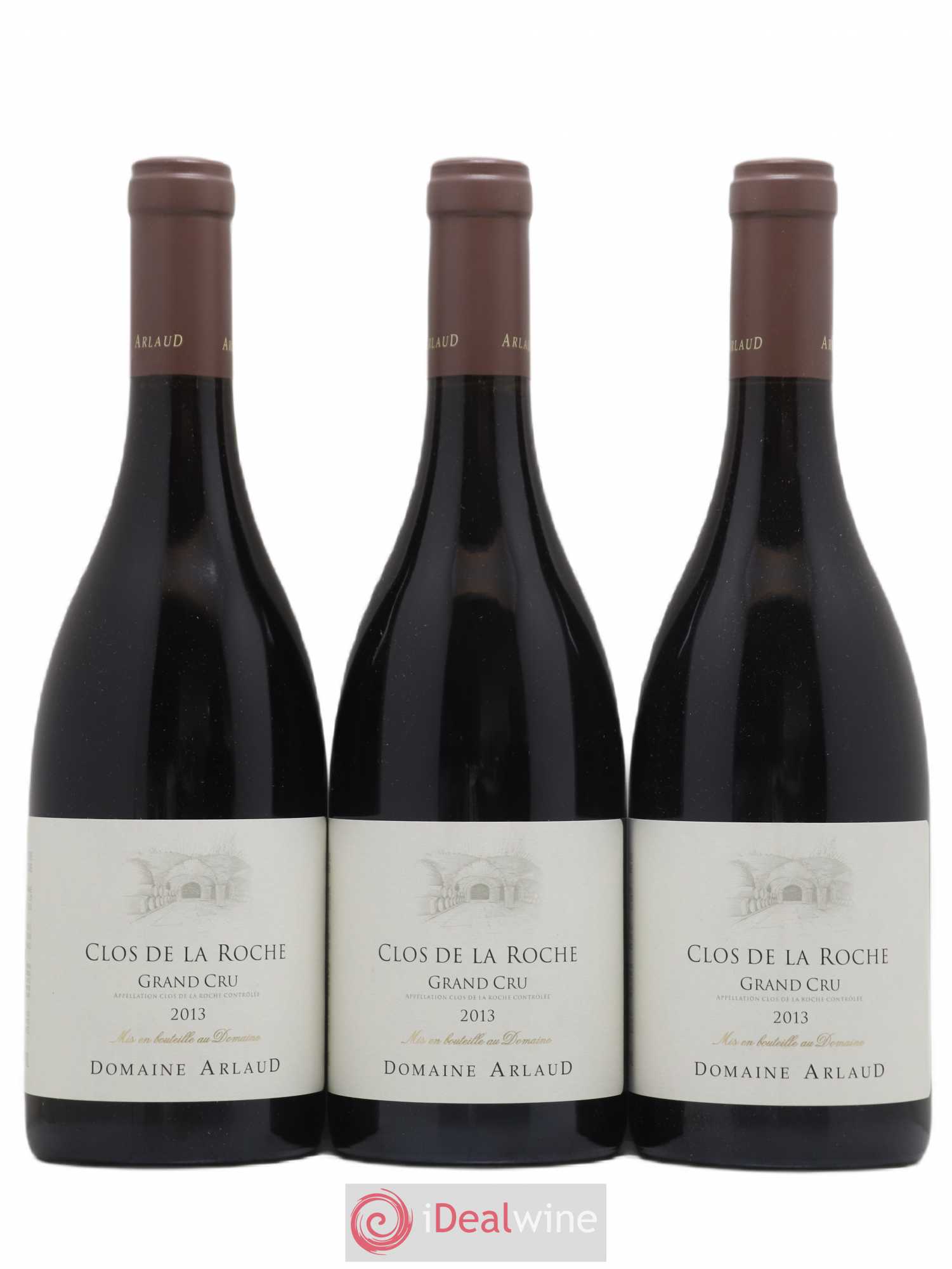 Clos de la Roche Grand Cru Arlaud 2013 - Lot de 3 bouteilles - 0