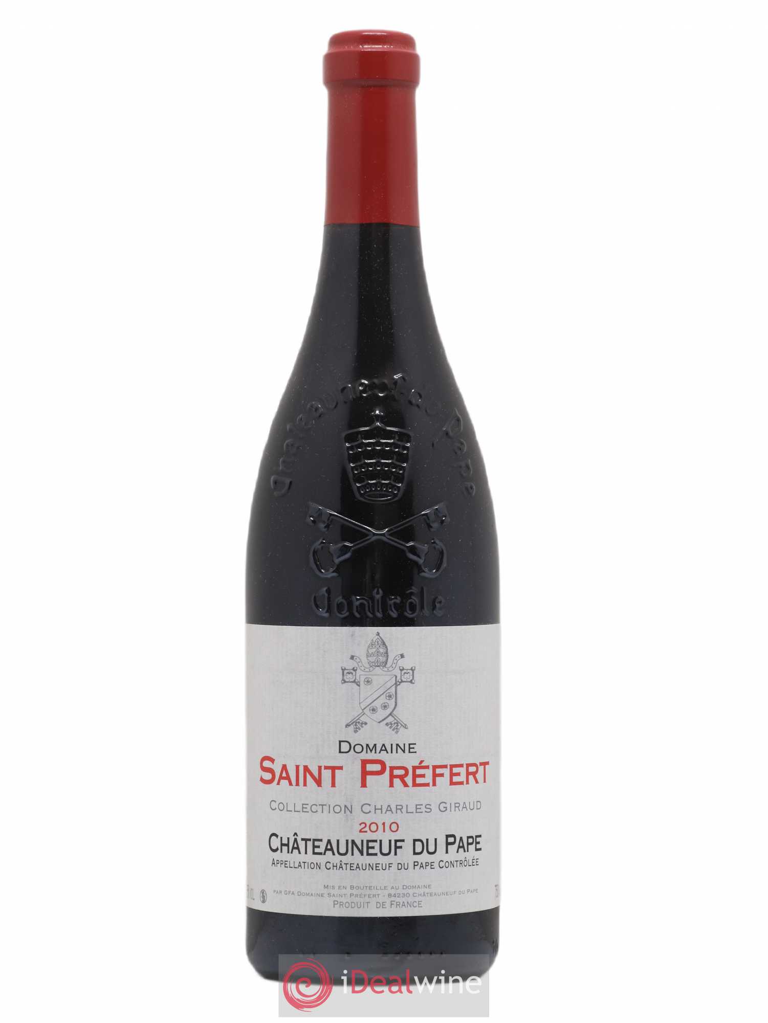 Châteauneuf-du-Pape Collection Charles Giraud Domaine Saint-Préfert 2010 - Lot de 1 bouteille - 0