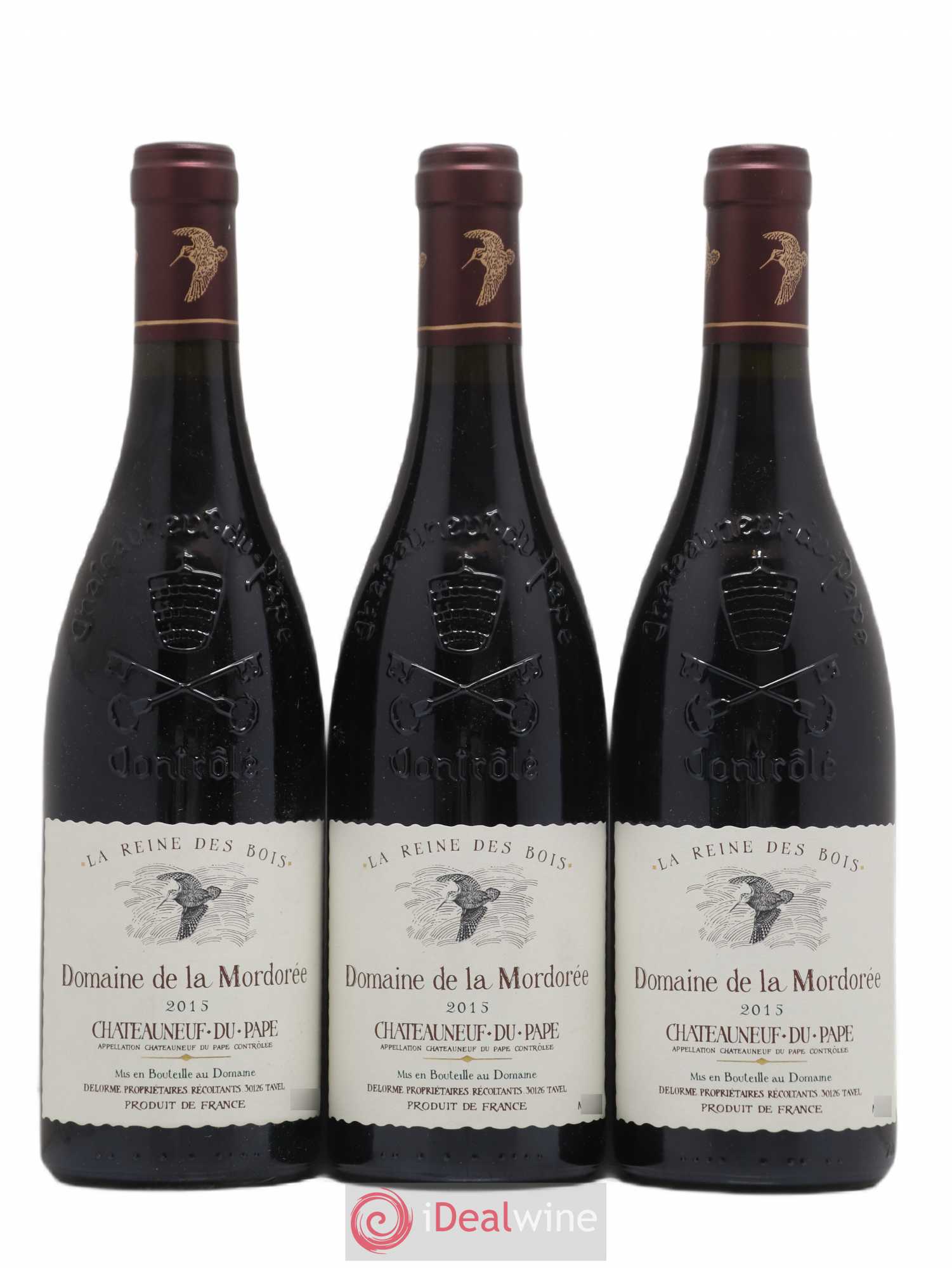 Châteauneuf-du-Pape  Cuvée de la Reine des Bois La Mordorée (Domaine de) 2015 - Lot de 6 bouteilles - 2