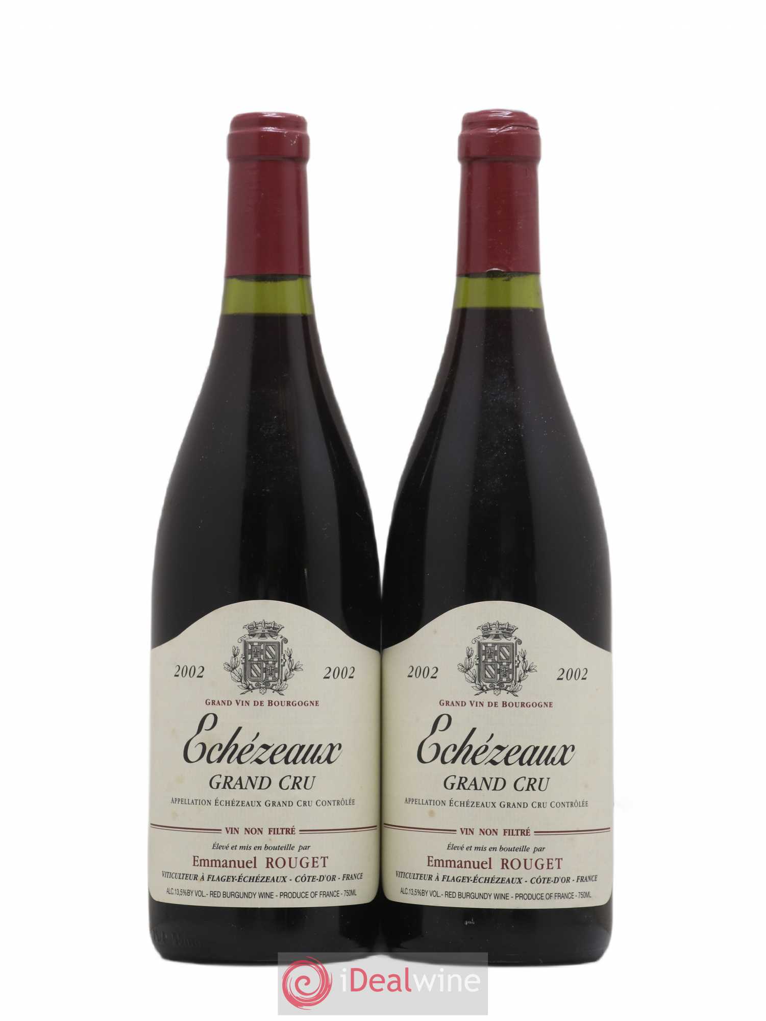 Echezeaux Grand Cru Emmanuel Rouget 2002 - Lot de 2 bouteilles - 0