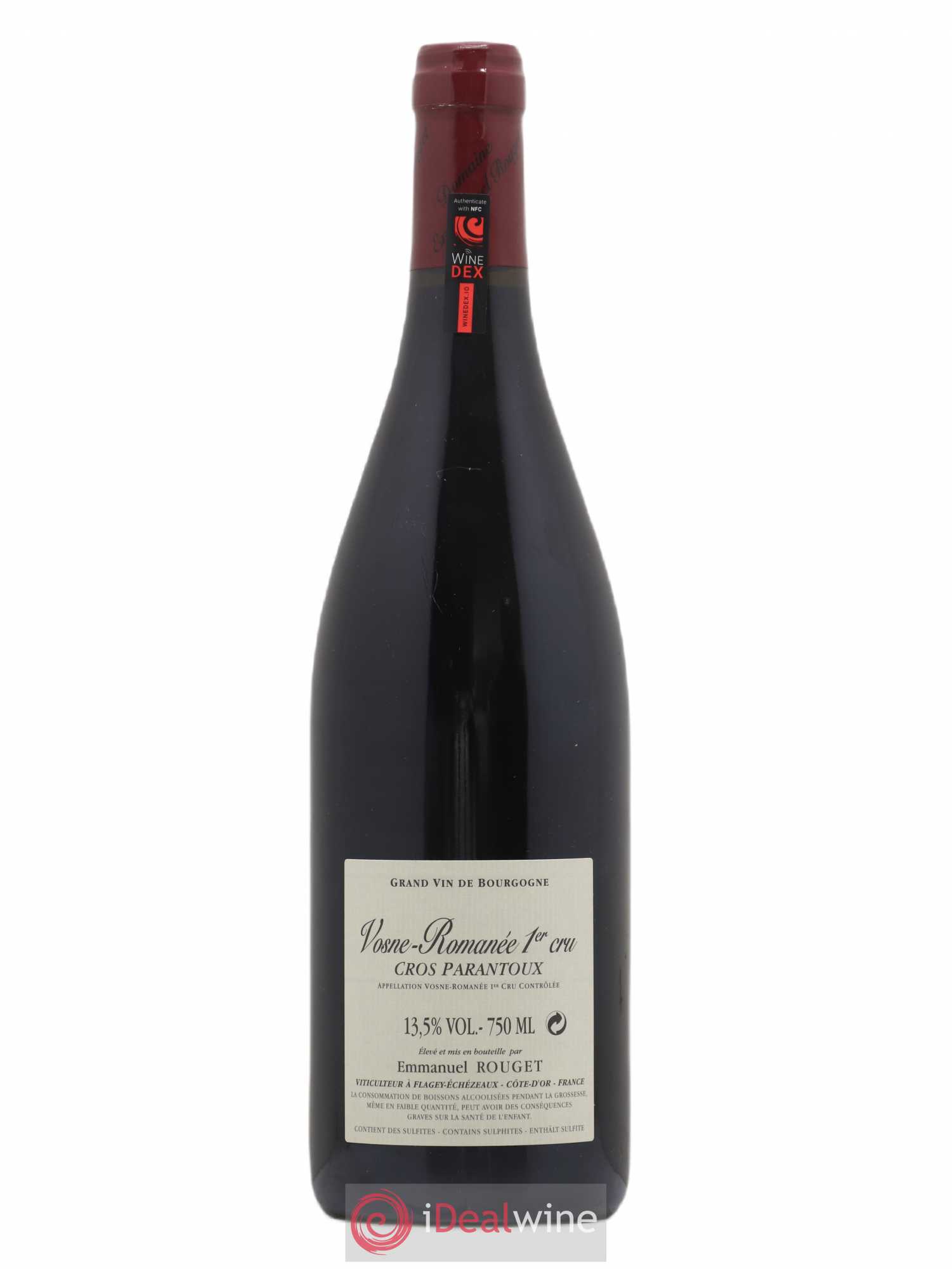 Vosne-Romanée 1er Cru Cros Parantoux Emmanuel Rouget 2014 - Lot de 1 bouteille - 1