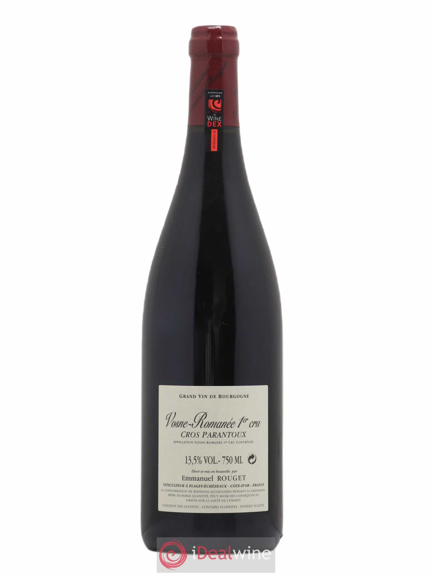 Vosne-Romanée 1er Cru Cros Parantoux Emmanuel Rouget 2014 - Lot de 1 bouteille - 1
