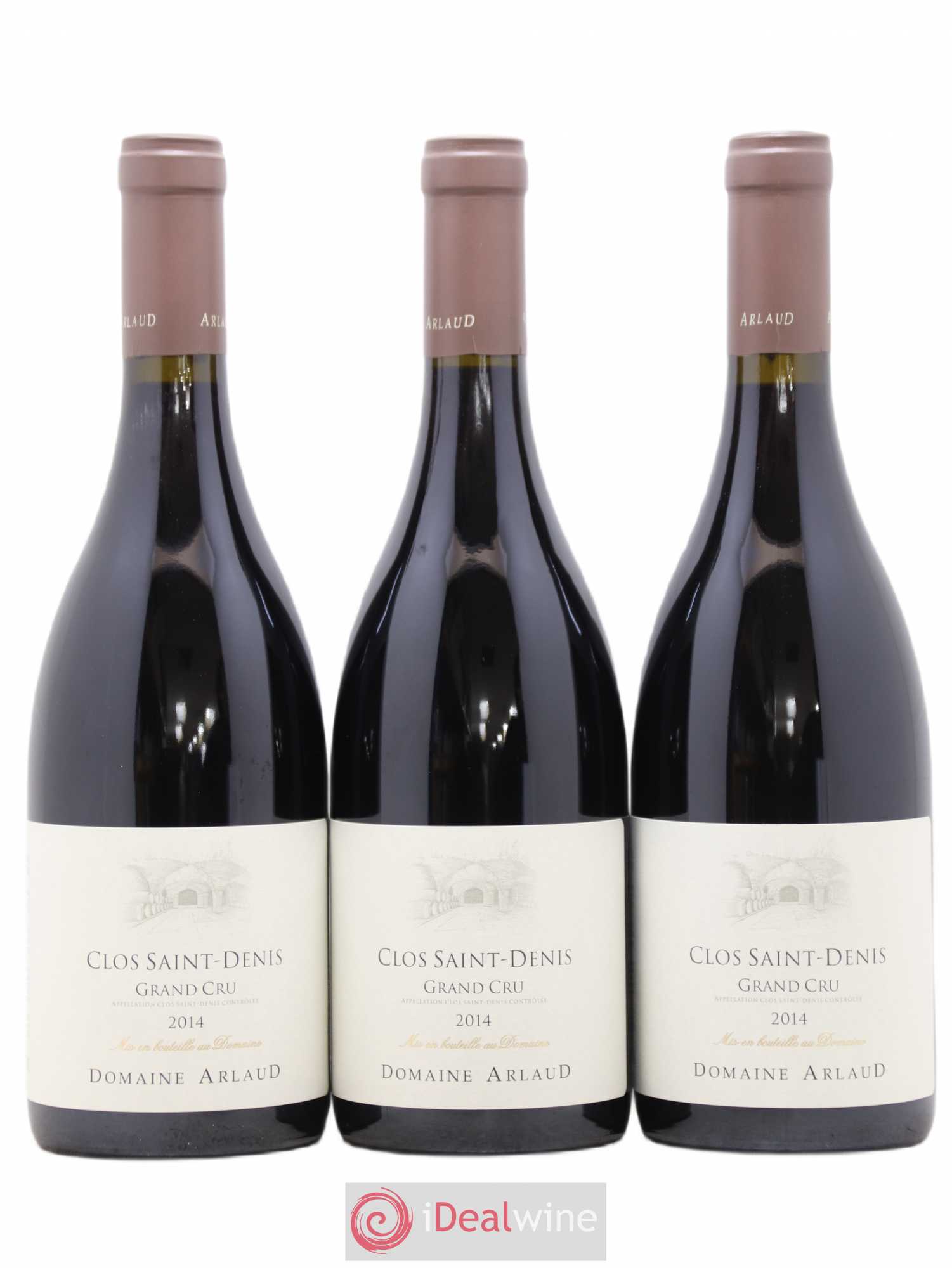Clos Saint-Denis Grand Cru Arlaud 2014 - Lot de 3 bouteilles - 0