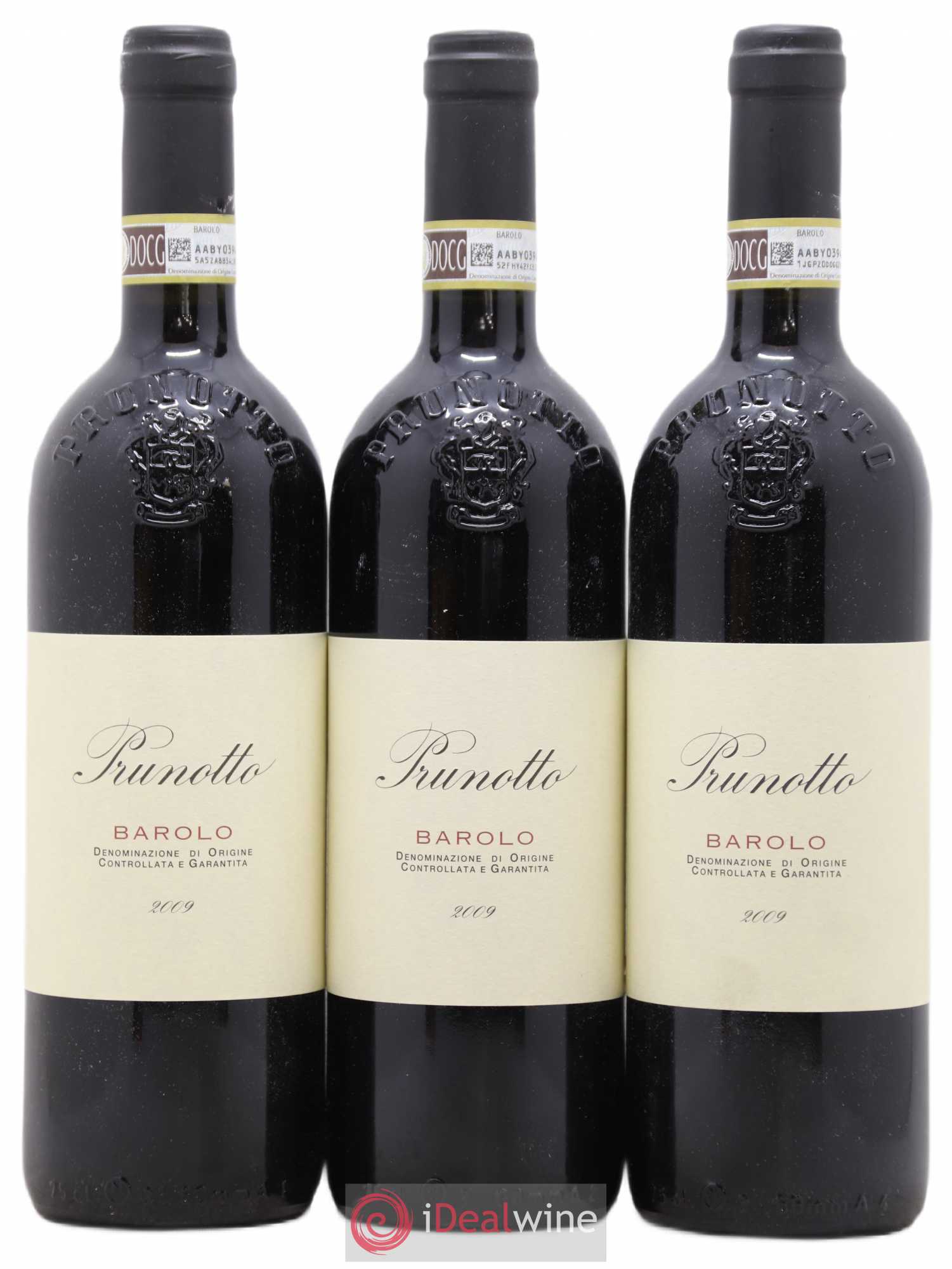 Barolo DOCG Riserva Bussia Prunotto - Marchesi Antinori 2009 - Lot de 3 bouteilles - 0
