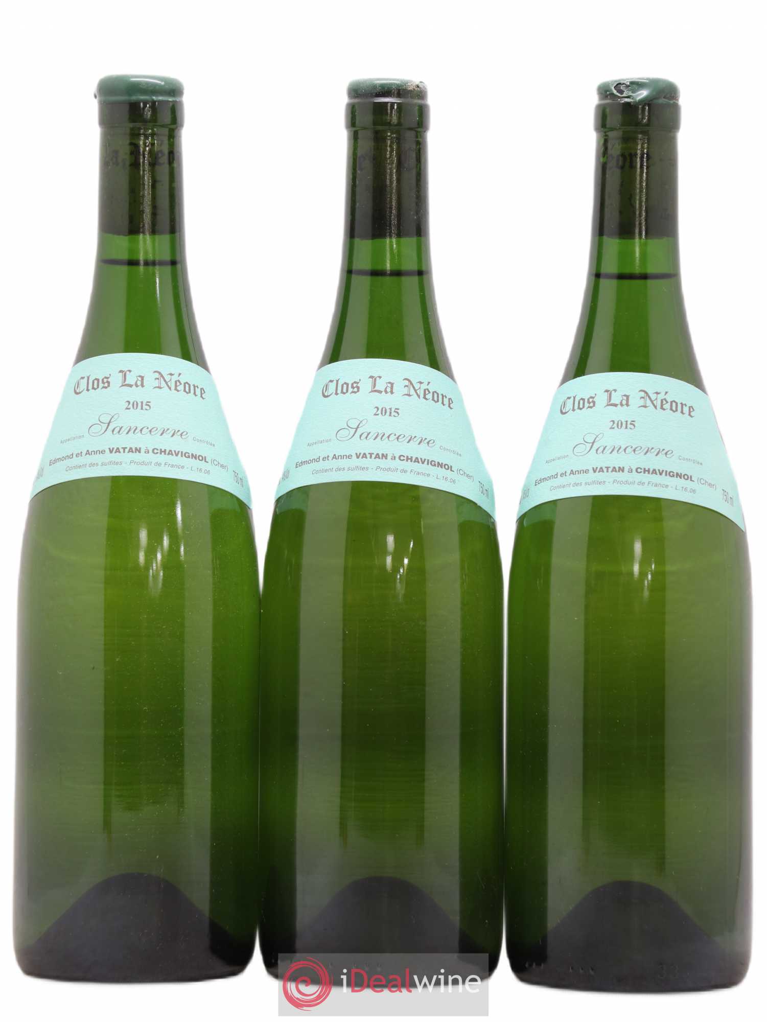 Sancerre Clos la Neore Edmond Vatan 2015 - Lot de 3 bouteilles - 0