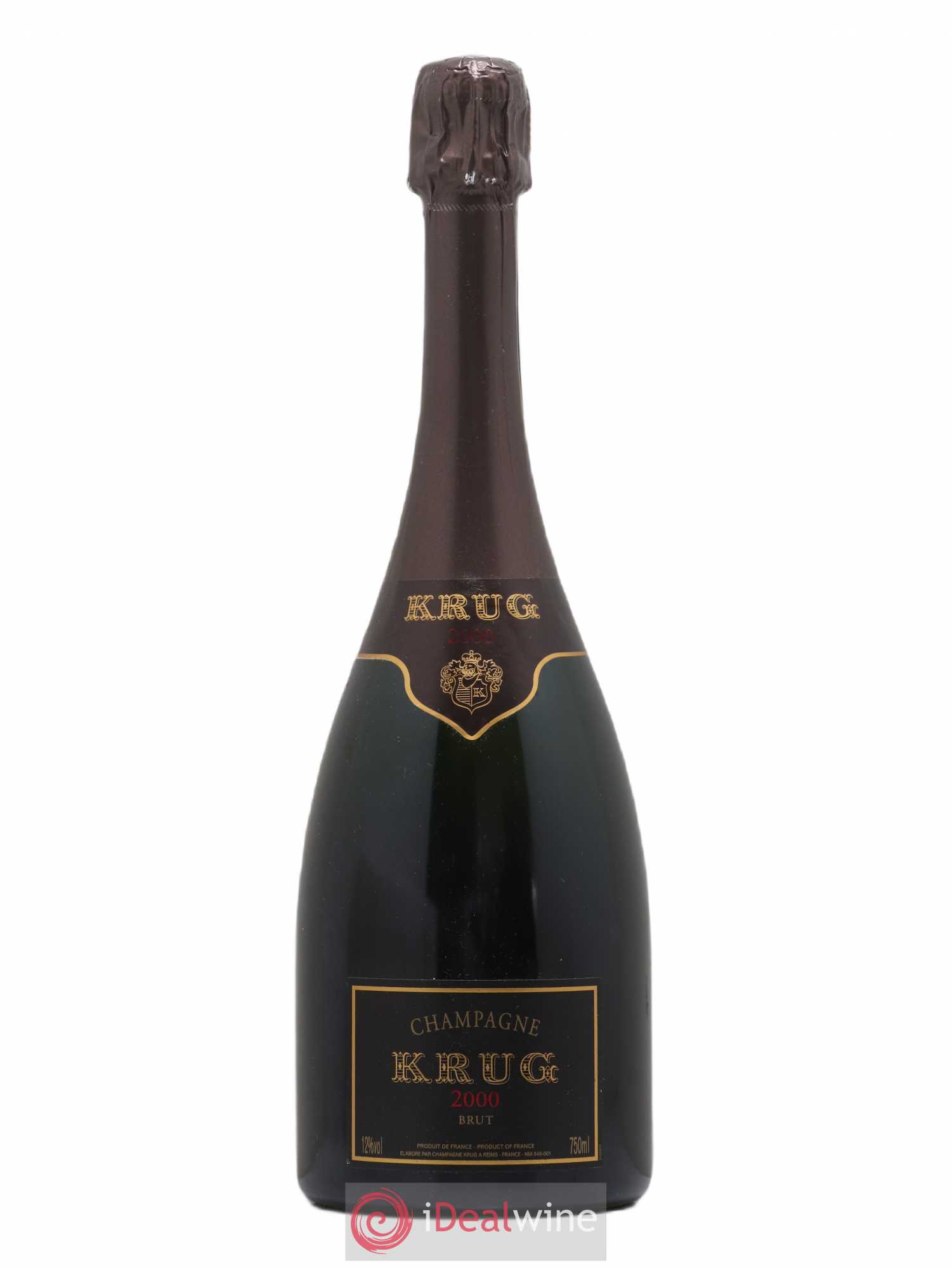 Vintage Krug Brut 2000 - Lot de 1 bouteille - 0