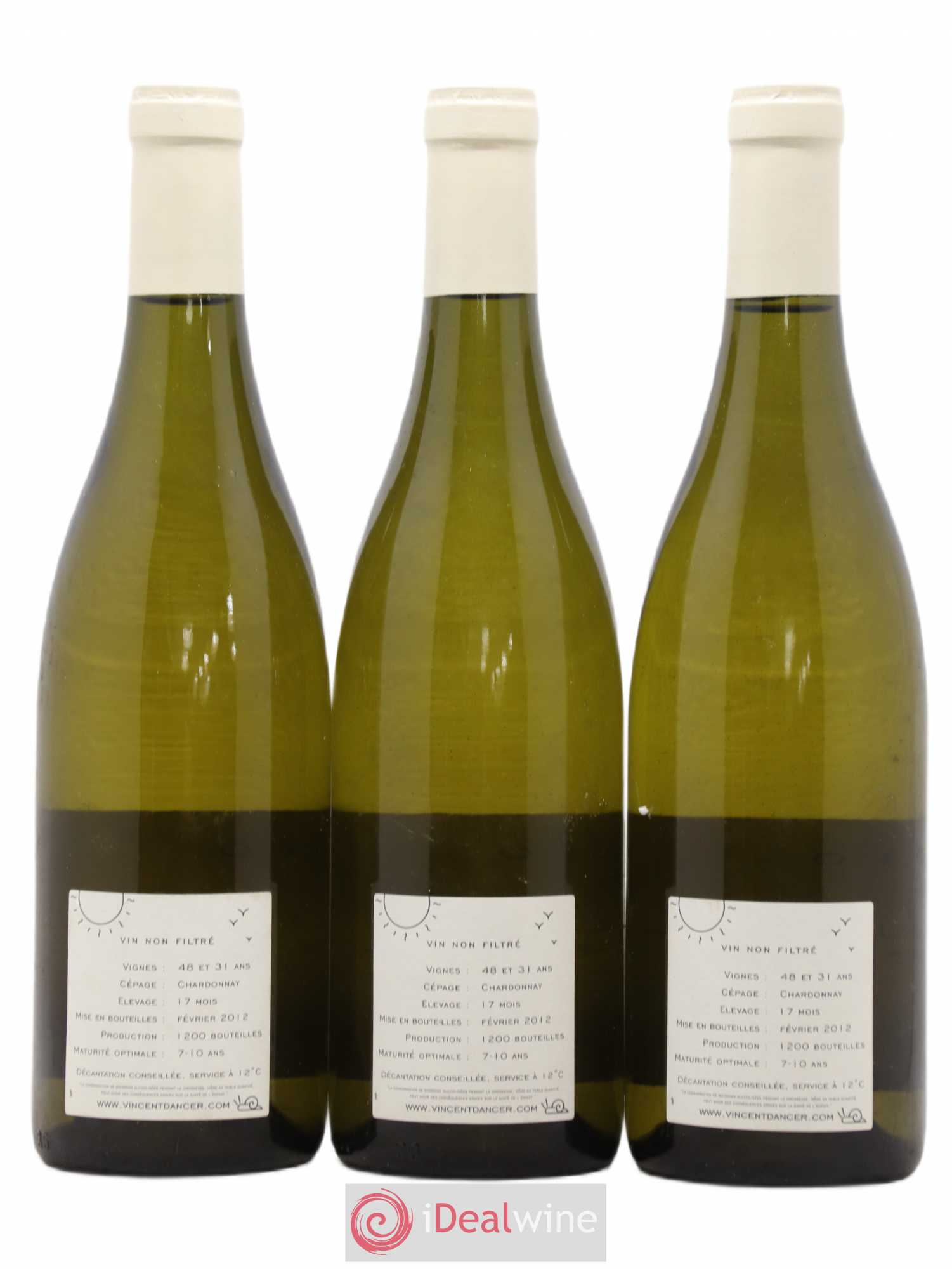Meursault 1er Cru Perrières Vincent Dancer 2010 - Lot de 3 bouteilles - 1