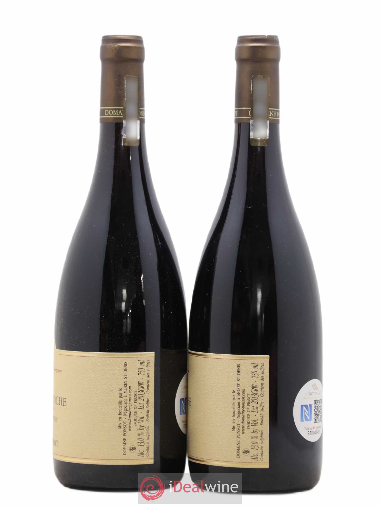 Clos de la Roche Grand Cru Vieilles Vignes Ponsot (Domaine) 2013 - Lot de 2 bouteilles - 2