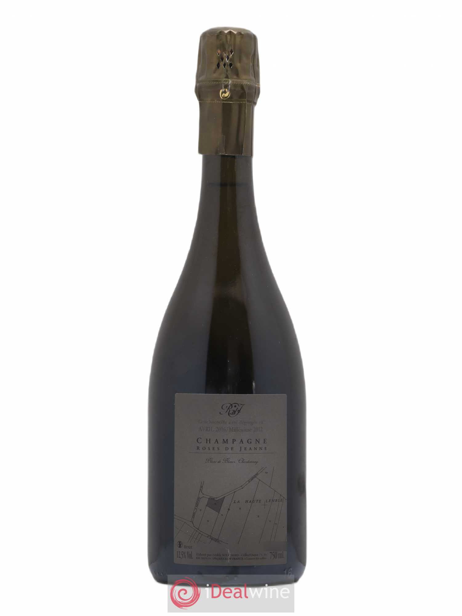 Roses de Jeanne La Haute-Lemblé Cédric Bouchard Brut 2012 - Lot de 1 bouteille - 1
