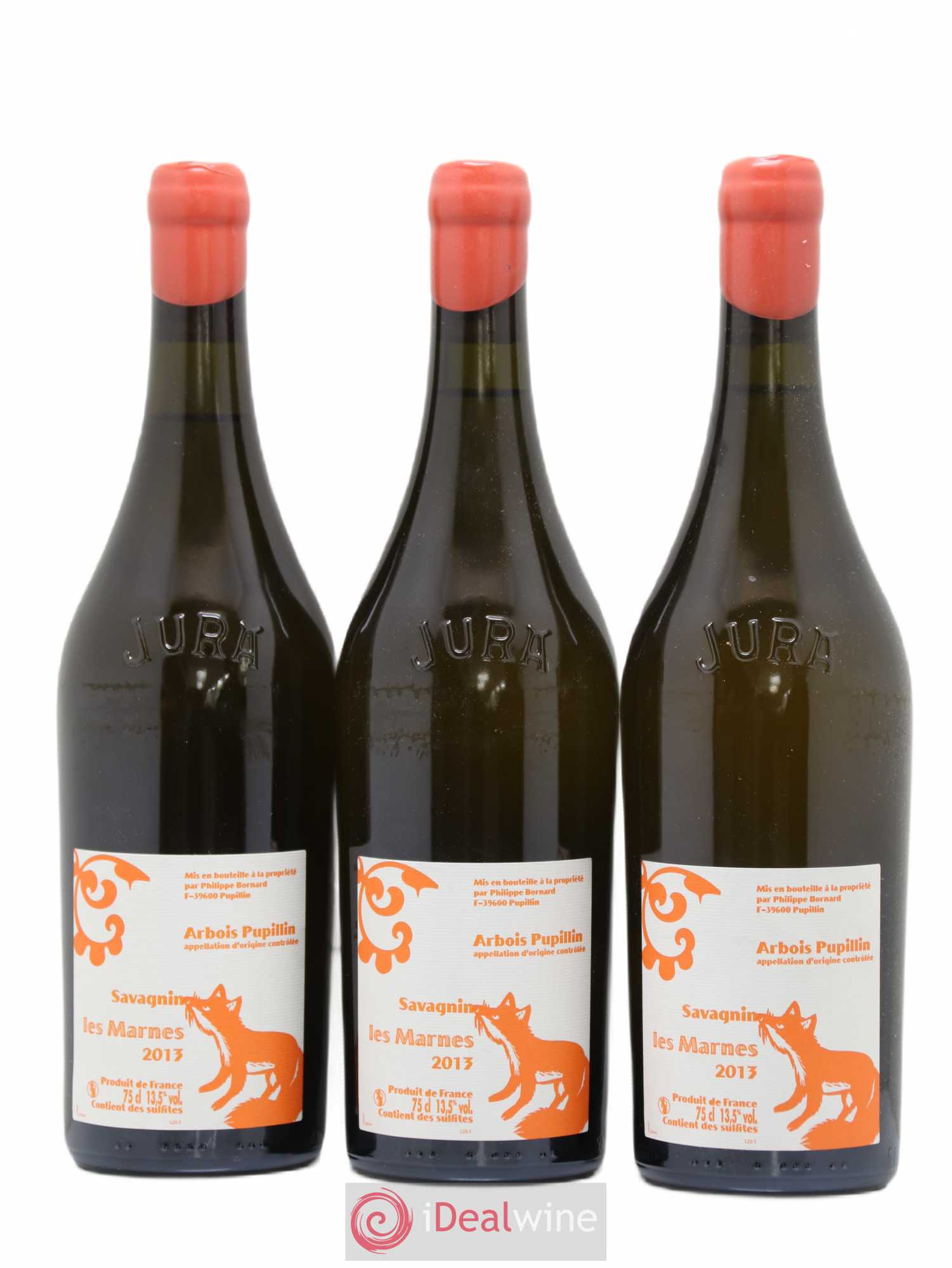 Arbois Pupillin Savagnin Les Marnes Bornard 2013 - Posten von 3 Flaschen - 0