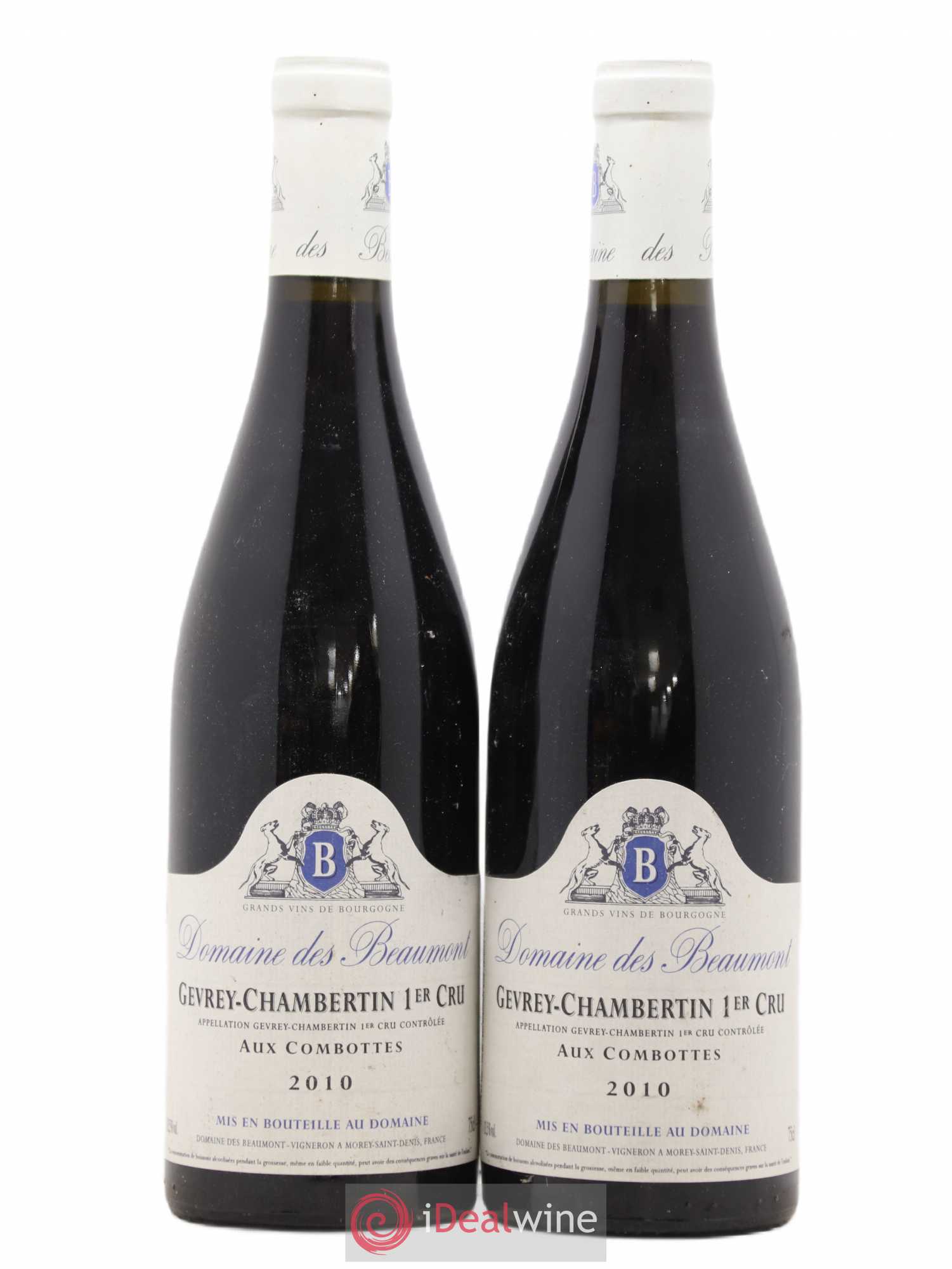 Gevrey-Chambertin 1er Cru Aux Combottes Beaumont 2010 - Lot de 2 bouteilles - 0