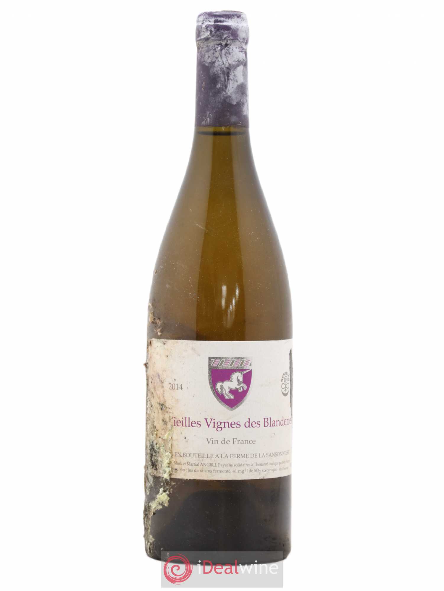 Vin de France Les Vieilles Vignes des Blanderies Mark Angeli (Domaine) - Ferme de la Sansonnière 2014 - Lot de 1 bouteille - 0