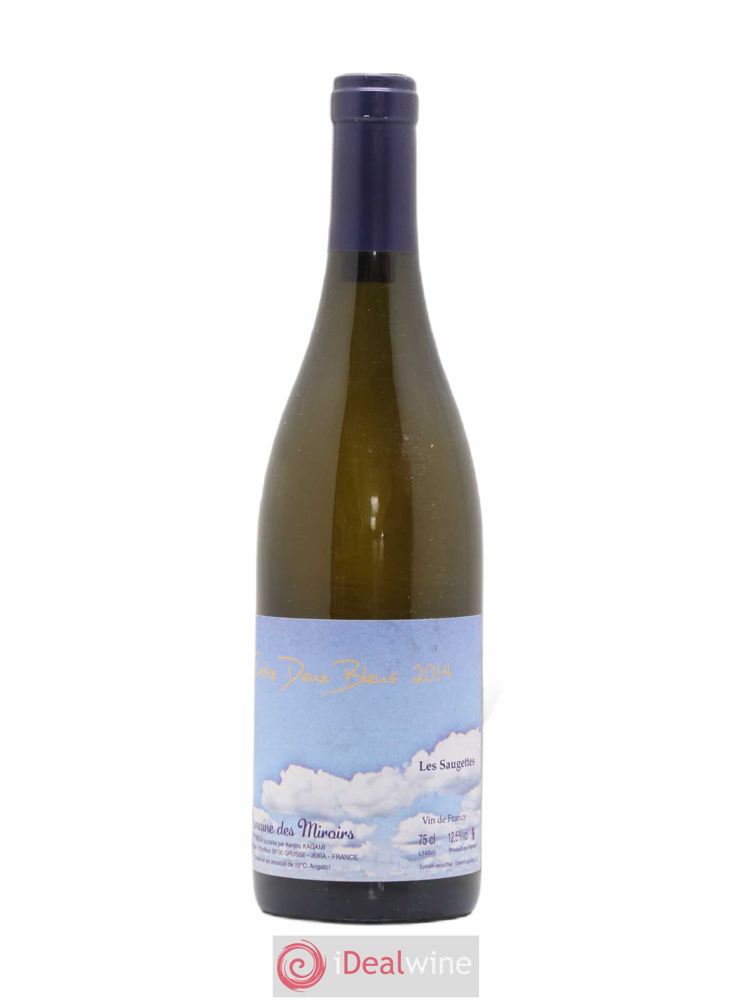 Vin de France Entre Deux Bleus Les saugettes Kenjiro Kagami - Domaine des Miroirs 2014 - Lot de 1 bouteille - 0