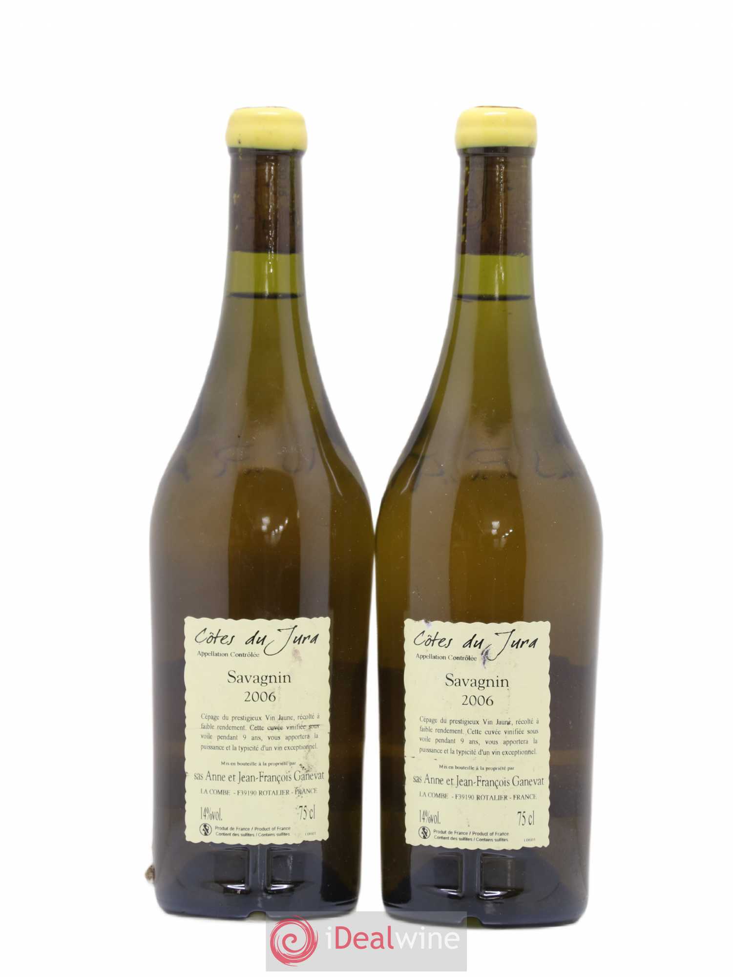 Côtes du Jura Cuvée Prestige Jean-François Ganevat (Domaine) 2006 - Lot de 2 bouteilles - 1