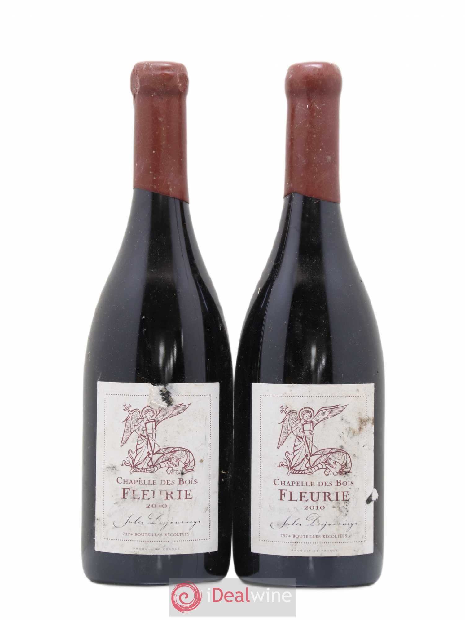 Fleurie Chapelle des Bois Jules Desjourneys 2010 - Lot de 2 bouteilles - 0