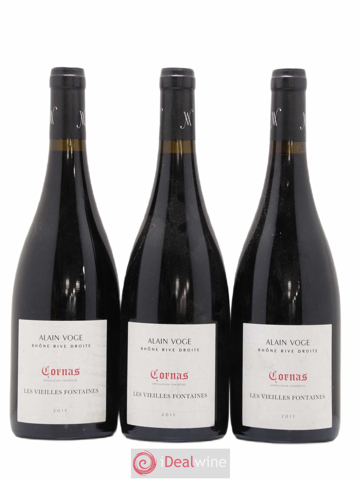 Cornas Les Vieilles Fontaines Alain Voge (Domaine) 2015 - Lot de 3 bouteilles - 0
