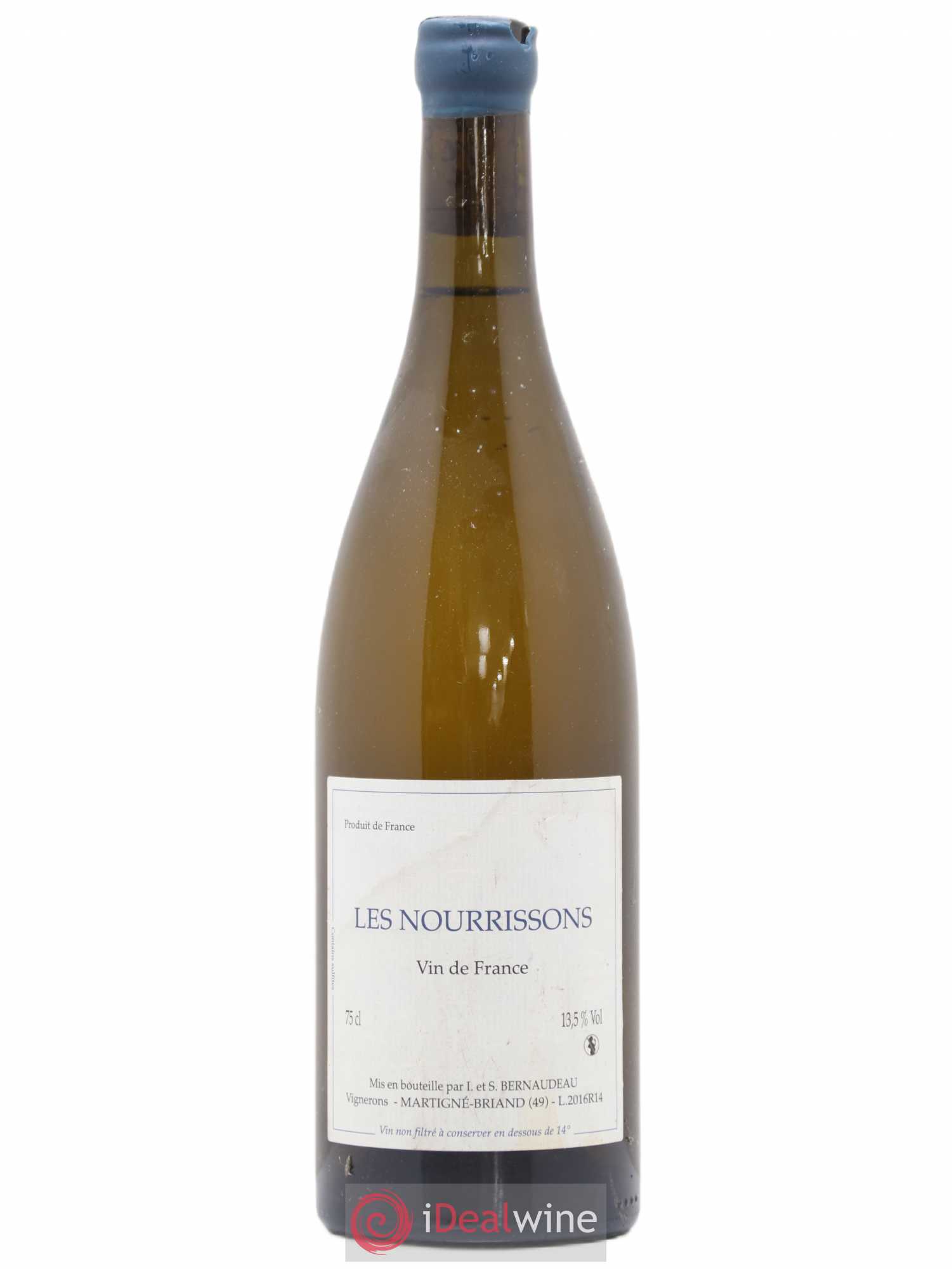 Vin de France Les Nourrissons Stéphane Bernaudeau 2016 - Lot de 1 bouteille - 0