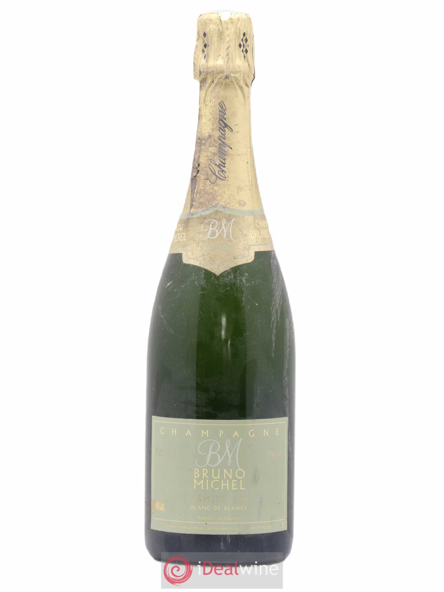 Champagne Premier Cru Blanc de Blancs Bruno Michel - Posten von 1 Flasche - 0