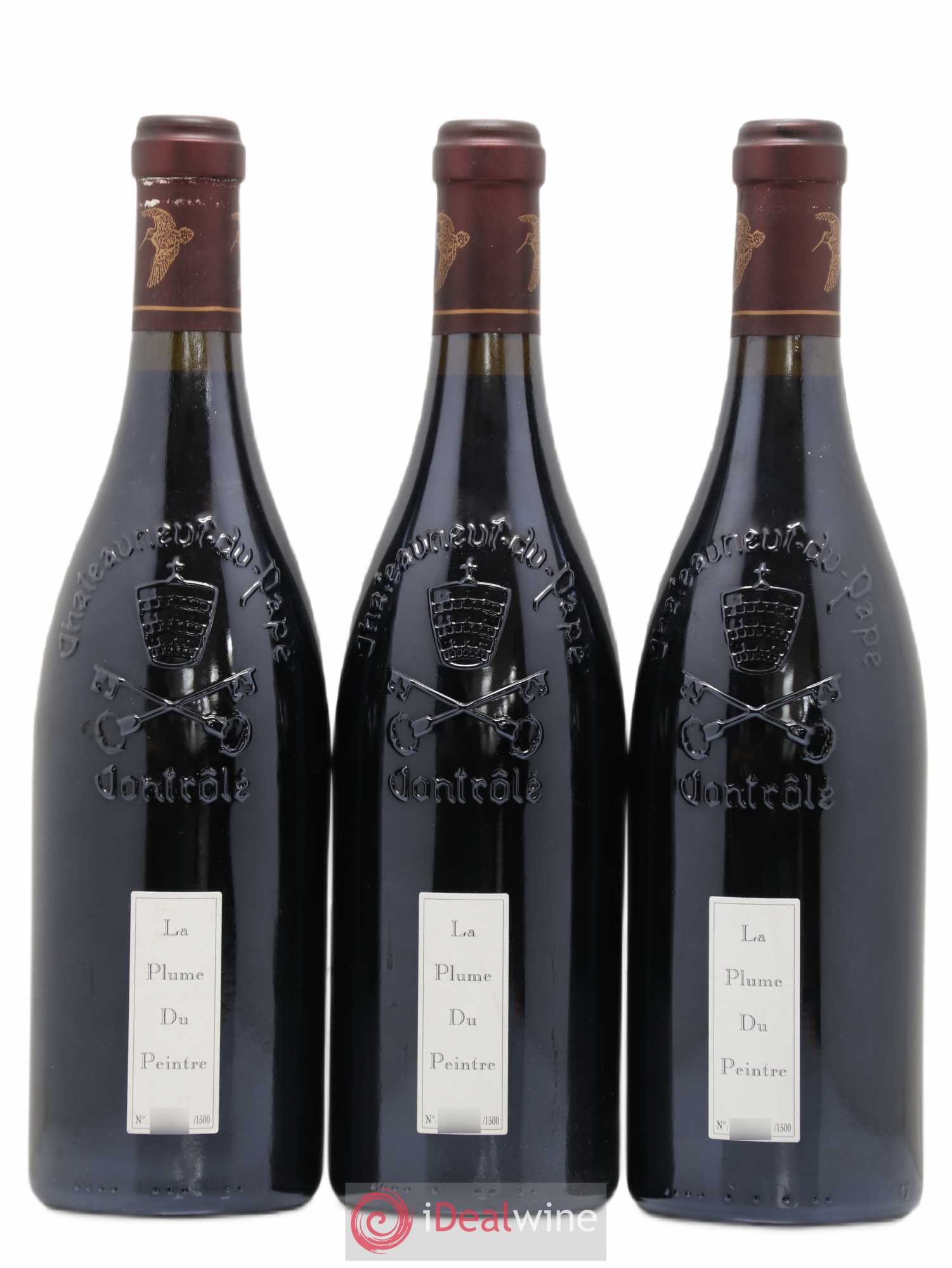 Châteauneuf-du-Pape La Plume du Peintre La Mordorée (Domaine de) Eternité 2003 - Lot de 3 bouteilles - 2
