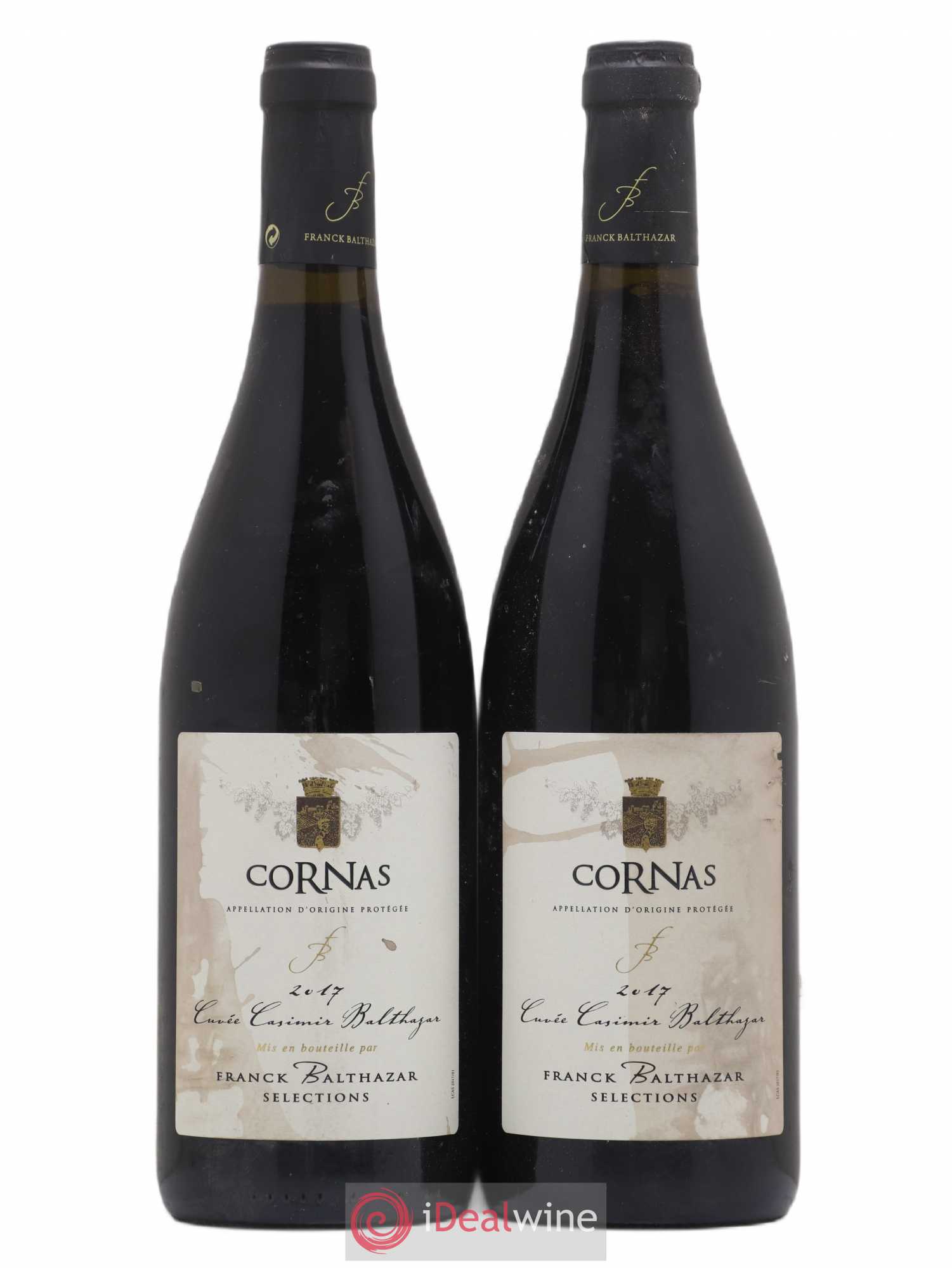 Cornas Cuvée Casimir Balthazar Franck Balthazar (Domaine) 2017 - Lot de 2 bouteilles - 0