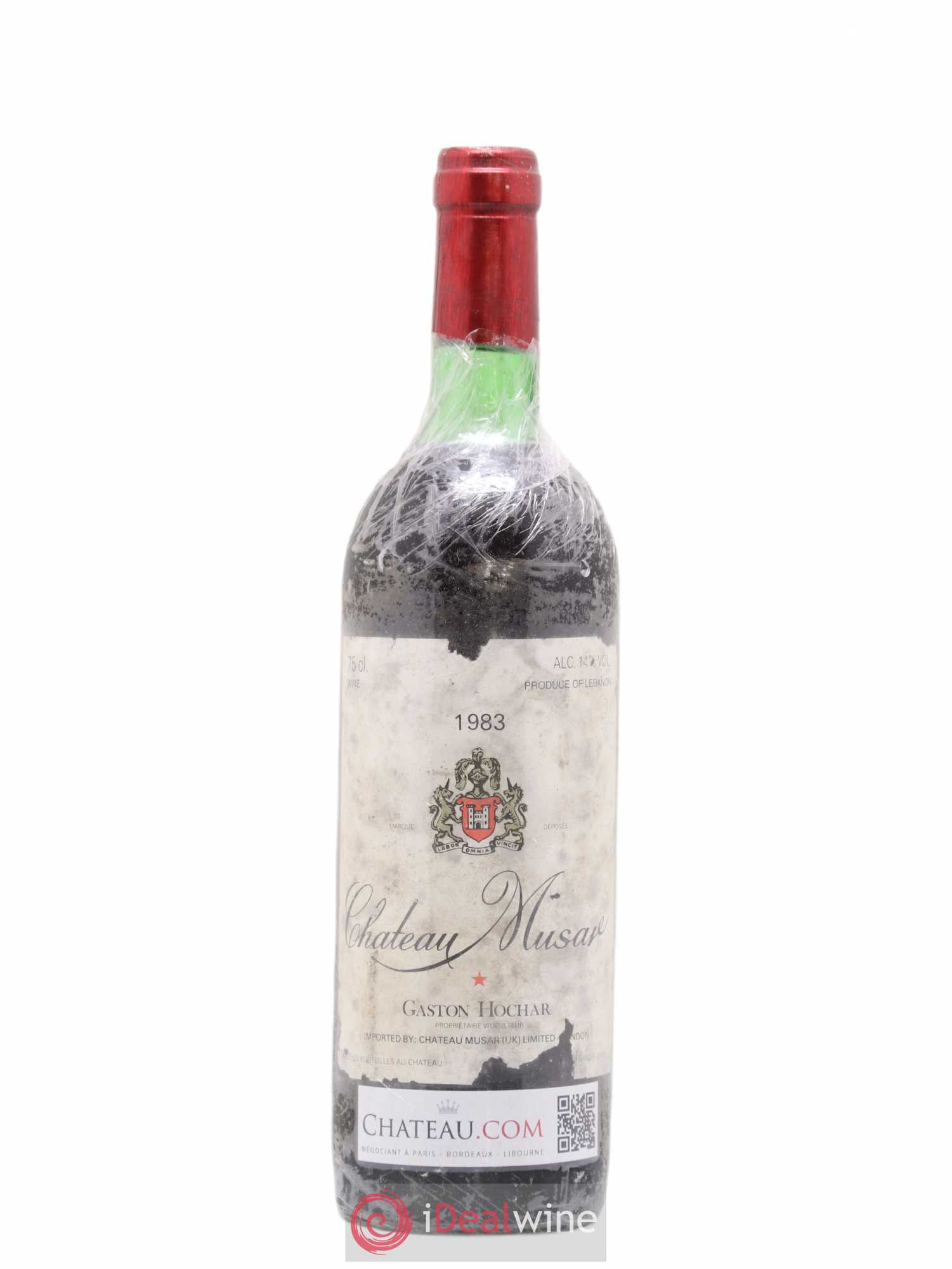 Château Musar Serge Hochar 1983 - Lot de 1 bouteille - 0