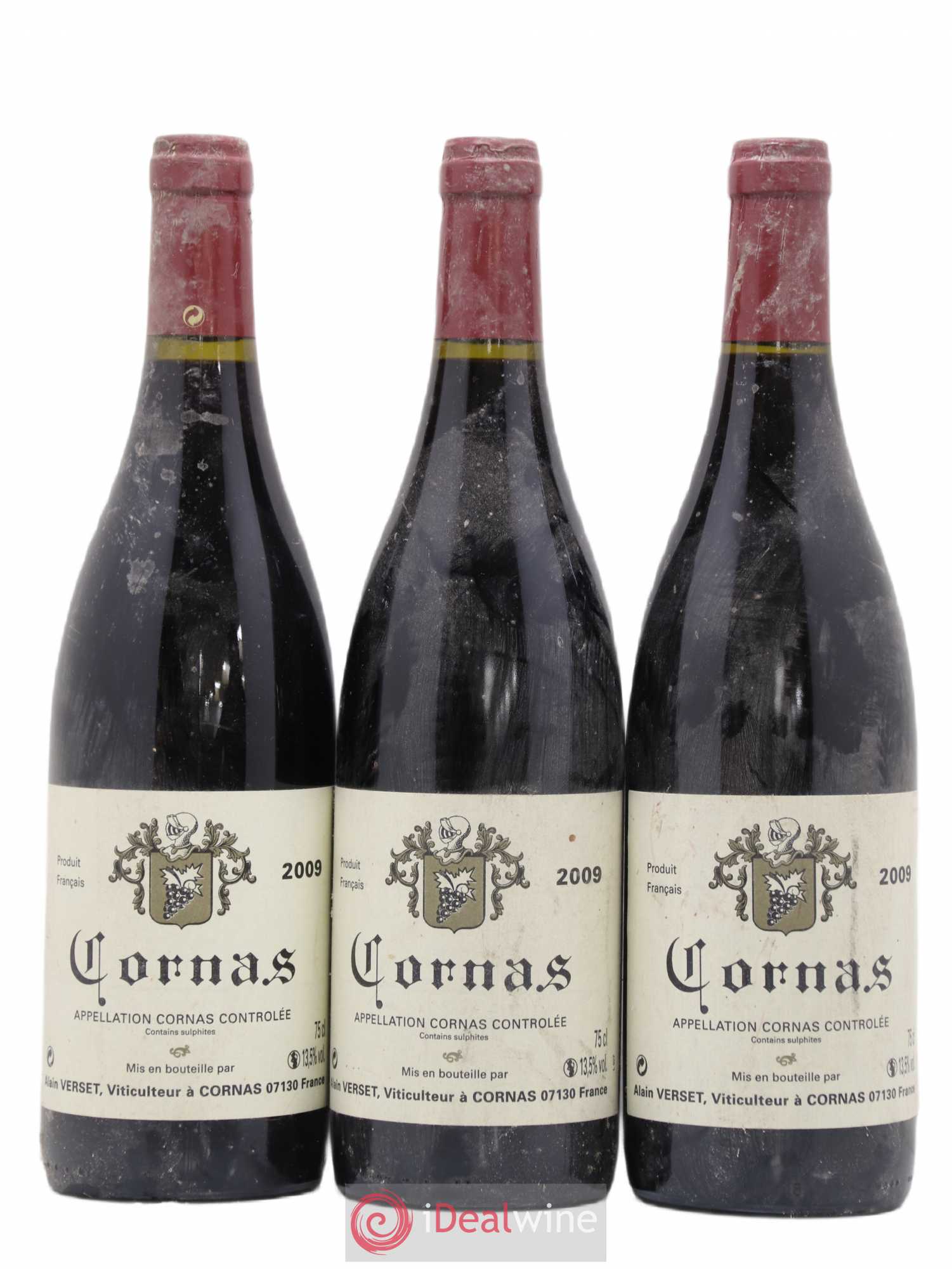 Cornas Alain Verset 2009 - Lot de 3 bouteilles - 0