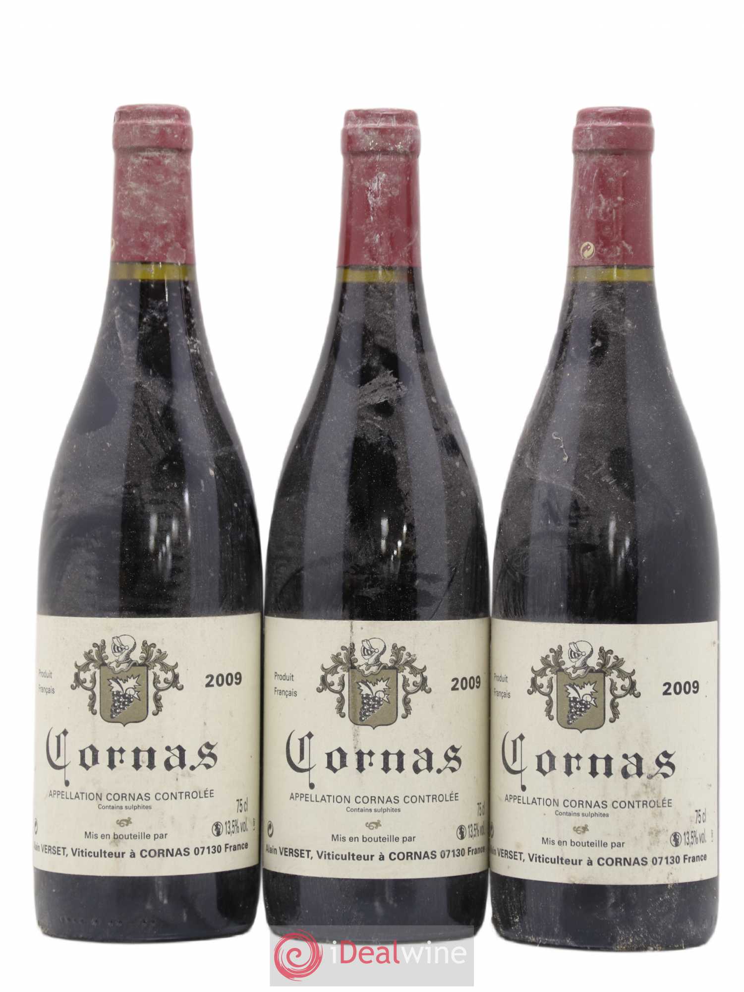 Cornas Alain Verset 2009 - Lot de 3 bouteilles - 0