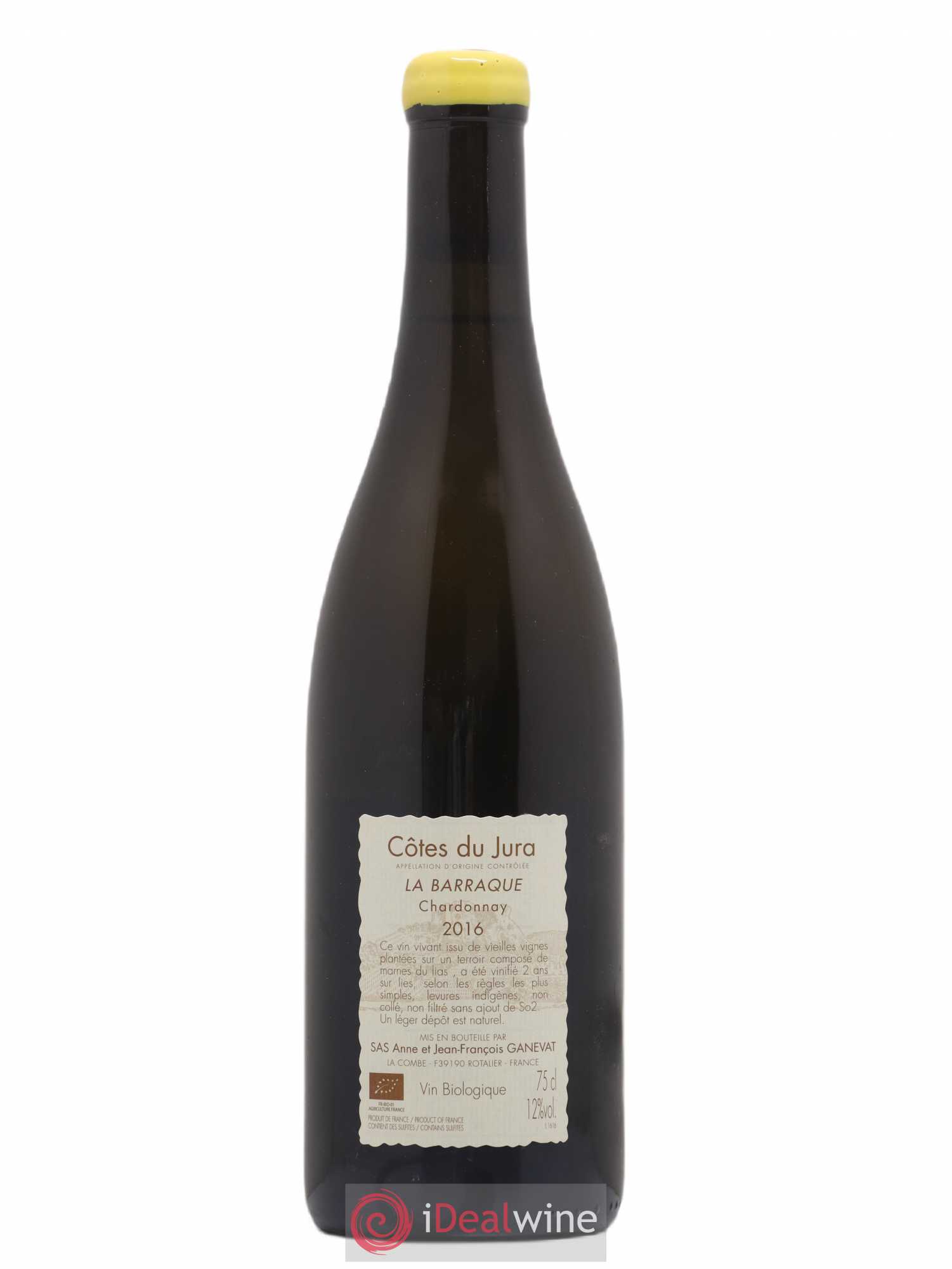 Côtes du Jura La Barraque Ganevat 2016 - Posten von 1 Flasche - 1