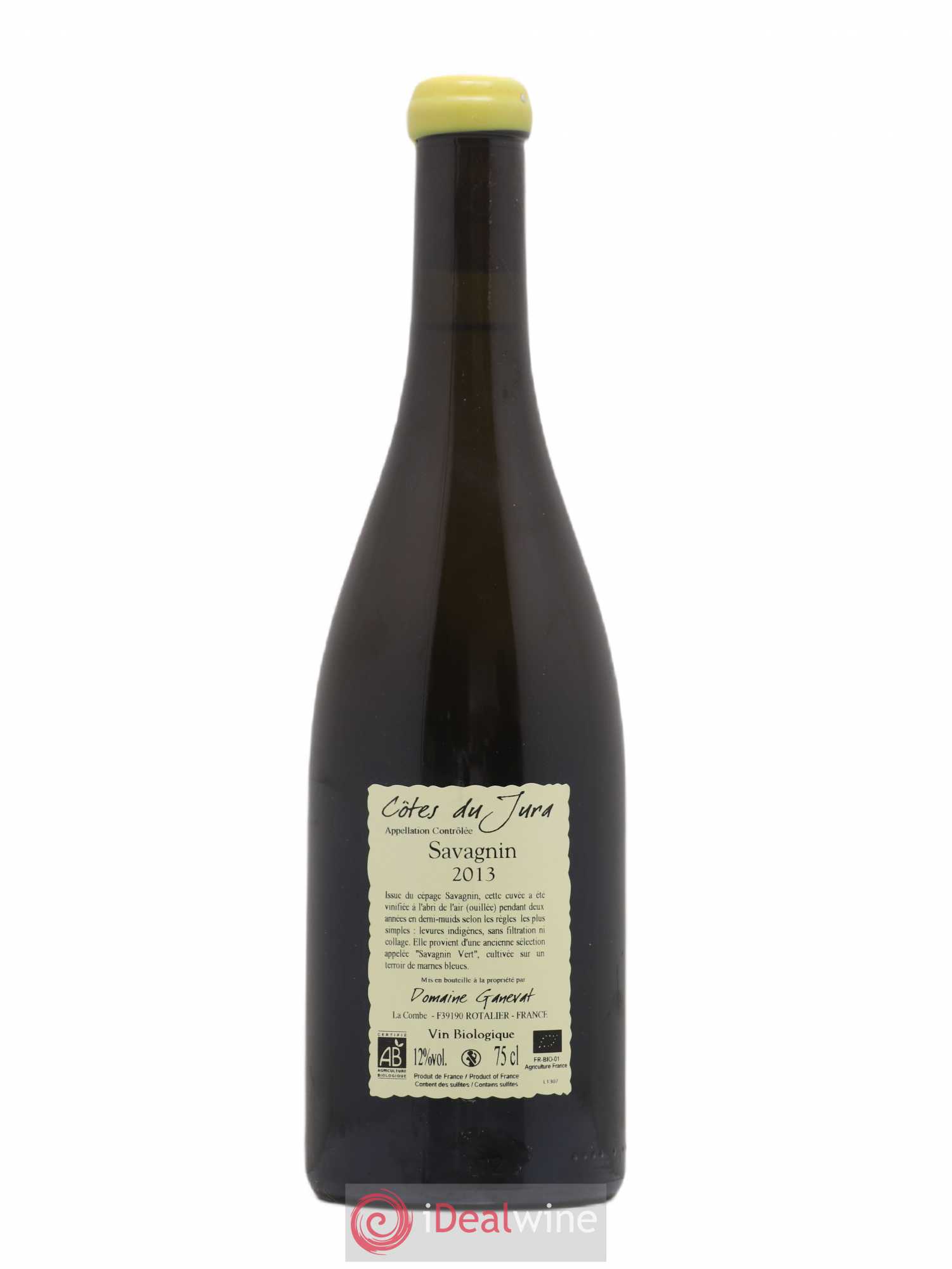Côtes du Jura Les Chalasses Marnes Bleues Jean-François Ganevat (Domaine) 2013 - Lot de 1 bouteille - 1