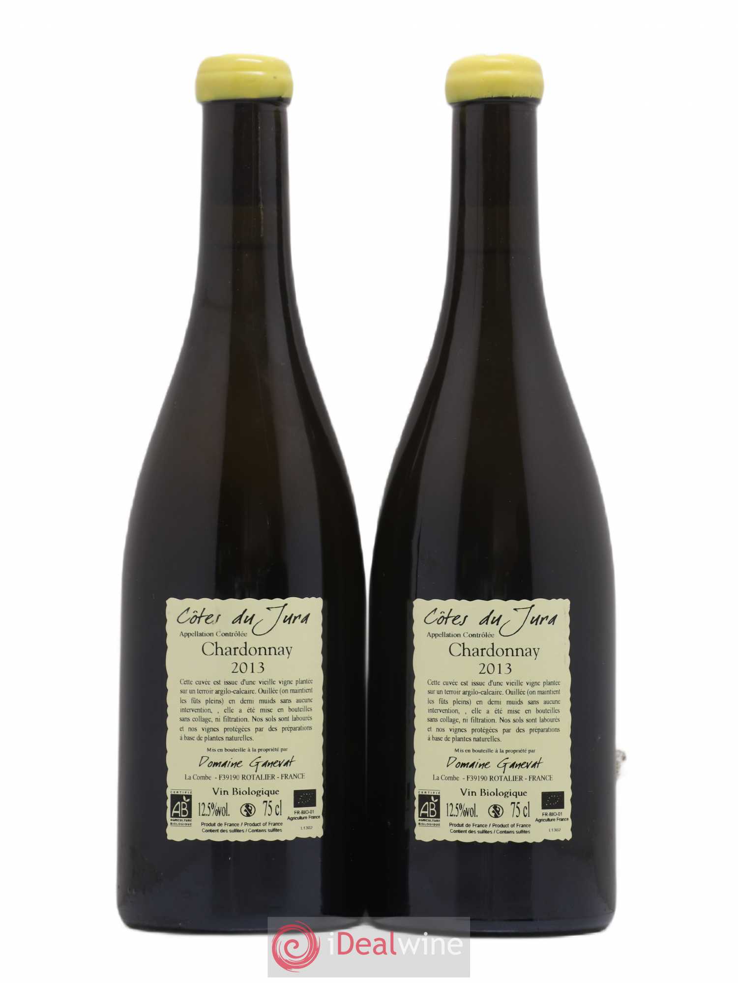 Côtes du Jura Les Chamois du Paradis Jean-François Ganevat (Domaine) 2013 - Lot de 2 bouteilles - 1