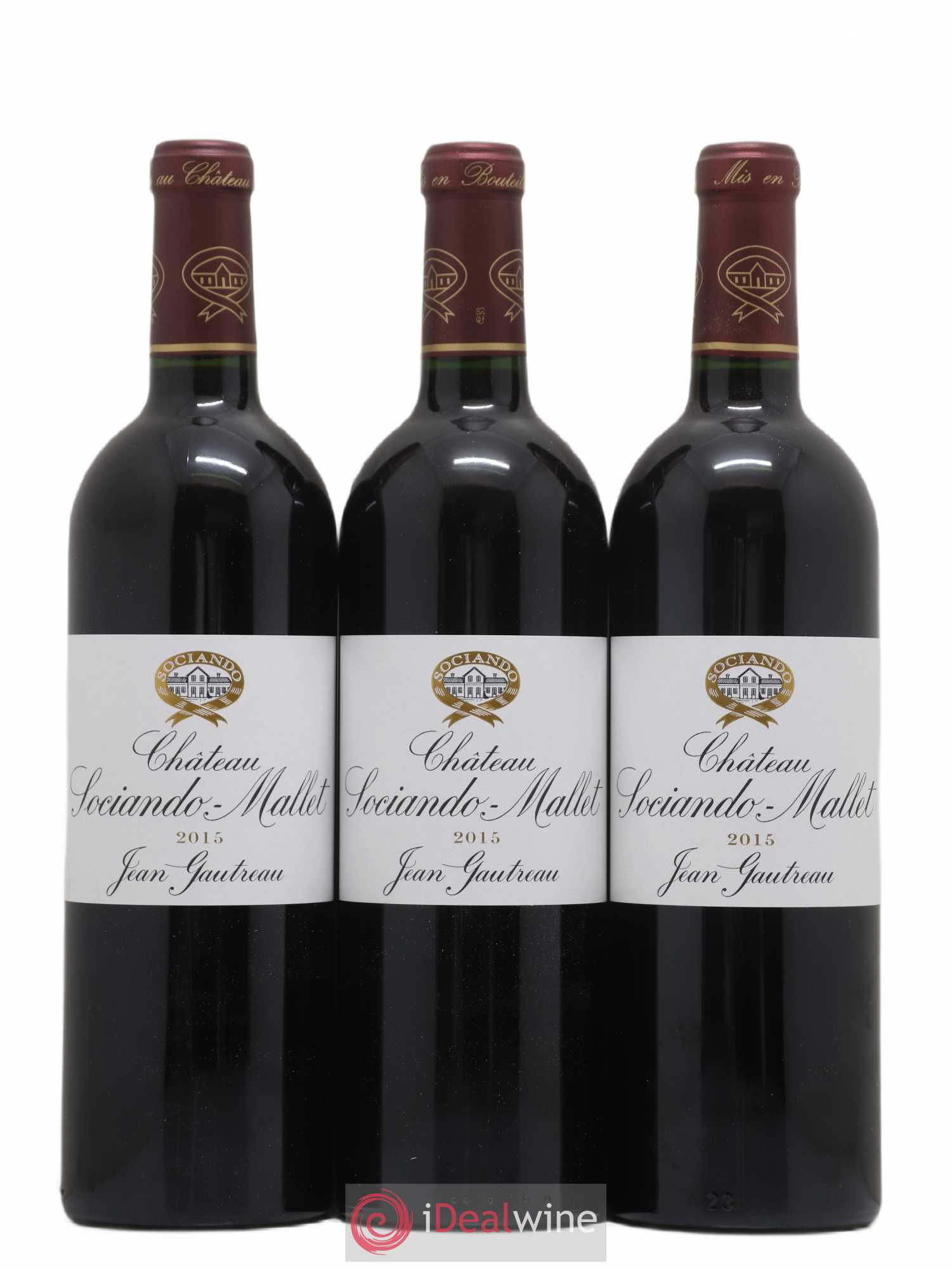 Château Sociando Mallet 2015 - Lot de 12 bouteilles - 2