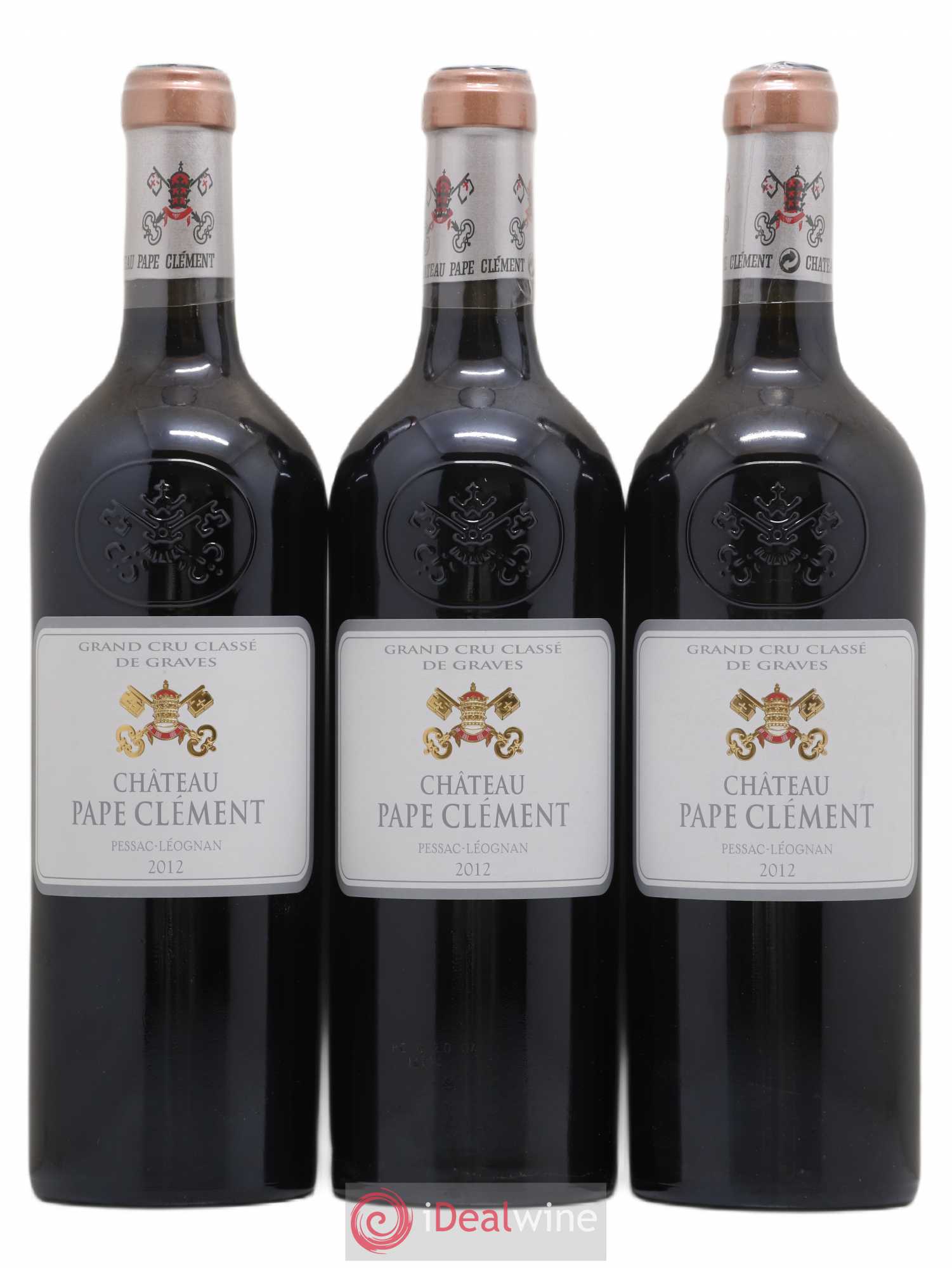 Château Pape Clément Cru Classé de Graves 2012 - Lot de 3 bouteilles - 0