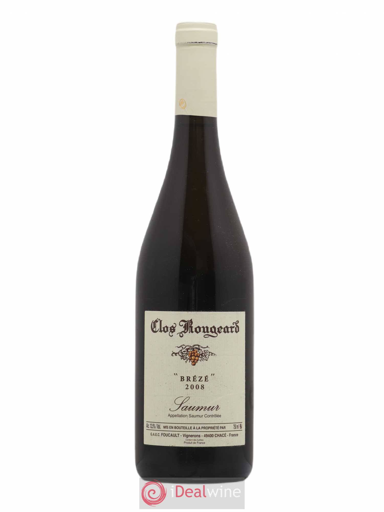 Saumur Brézé Clos Rougeard 2008 - Lot de 1 bouteille - 0